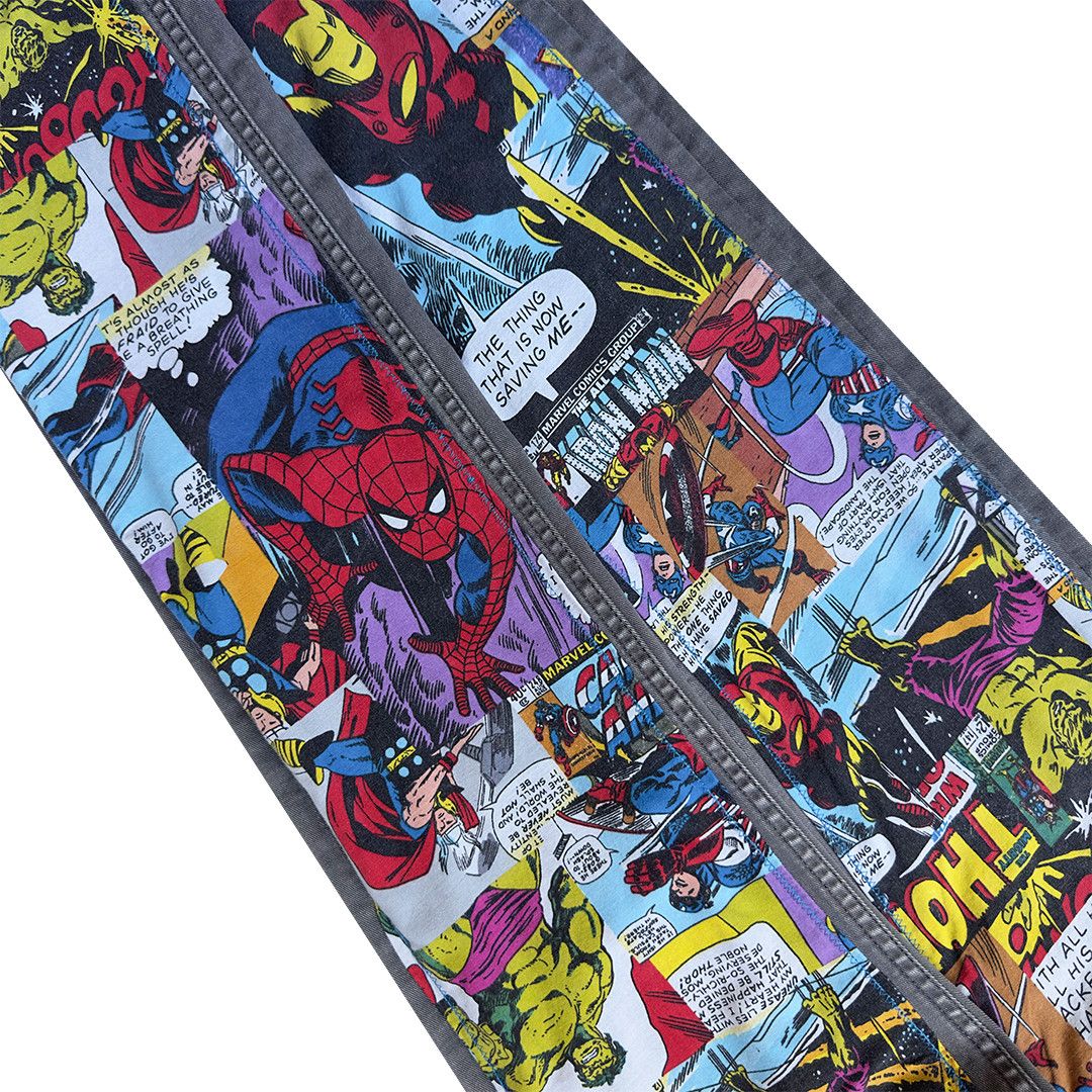 Levi's Upcycled "OLD SCHOOL MARVEL" LEVI'S 511 Slim Jeans Size US 30 / EU 46 - 3 Thumbnail