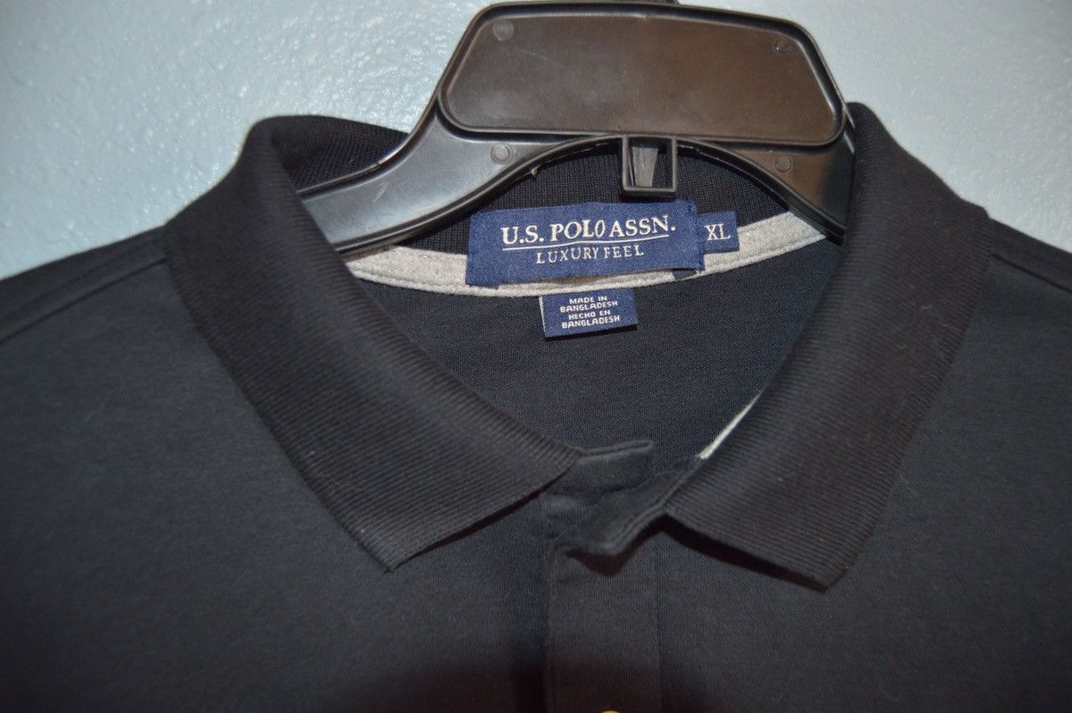 Polo Ralph Lauren Black Luxury Cotton Polo Shirt Size US XL / EU 56 / 4 - 1 Thumbnail