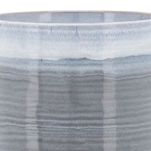 Designer × Homemade CERAMIC 8" PLANTER ON STAND, BLUE FADE Size US L / EU 52-54 / 3 - 6 Thumbnail
