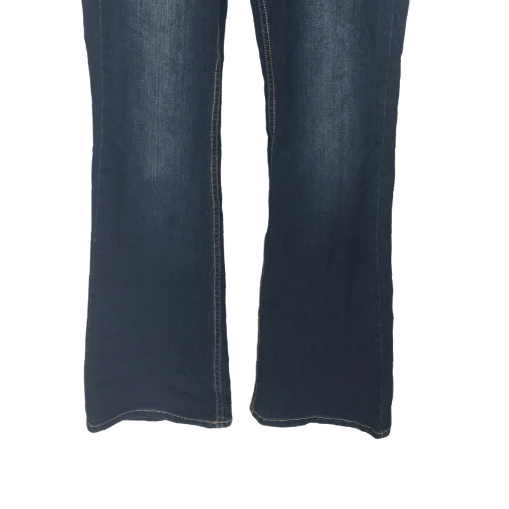 Jordache Jordache Women's Bootcut Jeans Size 4 Blue Denim Low Rise 32x32 Regular Fit Size 27" / US 4 / IT 40 - 6 Thumbnail