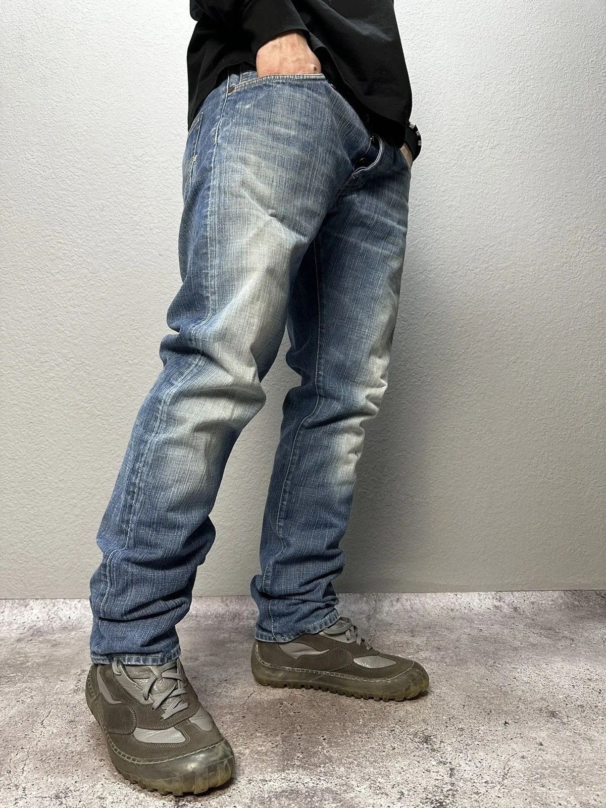 Edwin × Japanese Brand Vintage Edwin Light Wash Faded Denim Jeans Pants Japan W34 Size US 34 / EU 50 - 3 Thumbnail