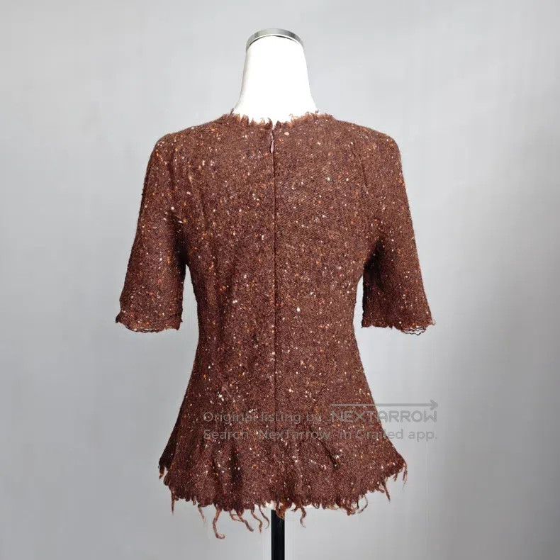 Junya Watanabe Junya Watanabe Woolen bow mid-sleeve top Size S / US 4 / IT 40 - 4 Thumbnail