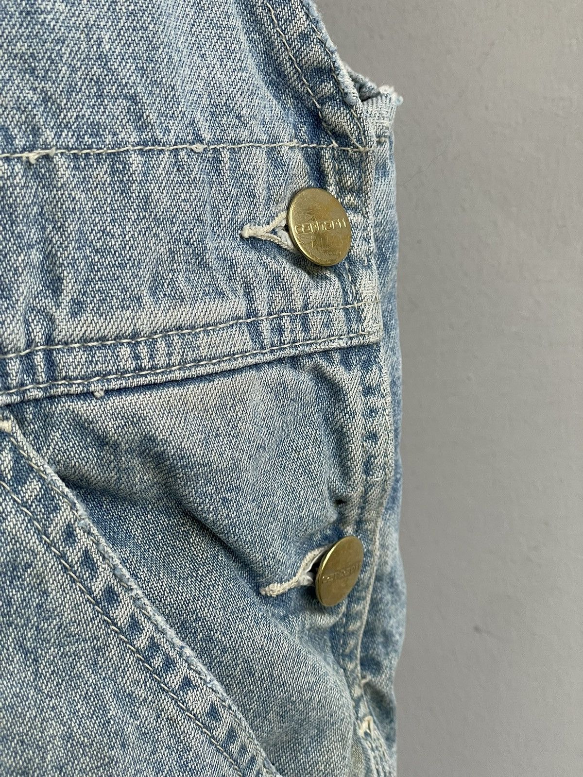Carhartt Distressed overall Carhartt fashion pants carpenter y2k Size US 36 / EU 52 - 7 Thumbnail