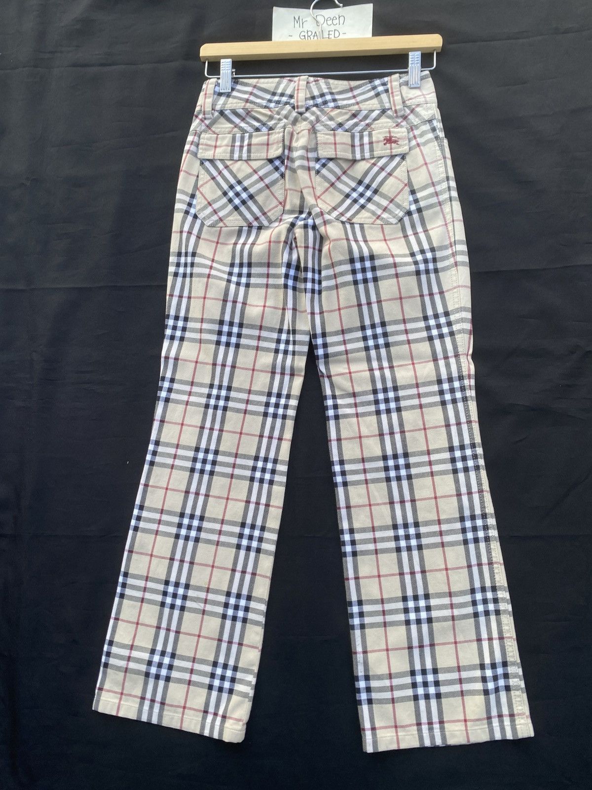 Burberry Rare Burberry Brown Checkered Casual Pants Size US 27 - 19 Thumbnail