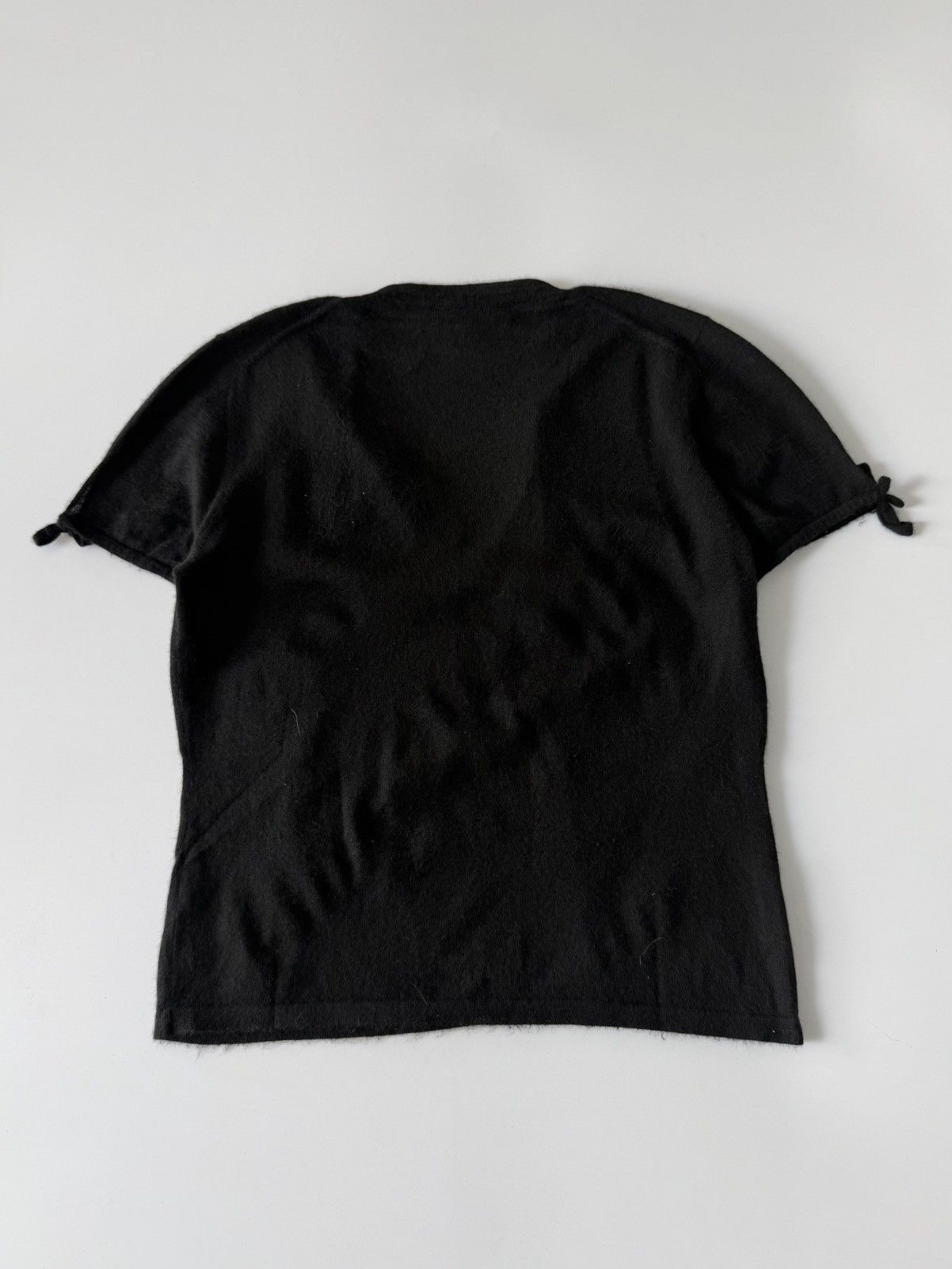 Gucci Gucci by Tom Ford V-Neck Cashmere Summer Knit with Ribbon Size S / US 4 / IT 40 - 2 Thumbnail