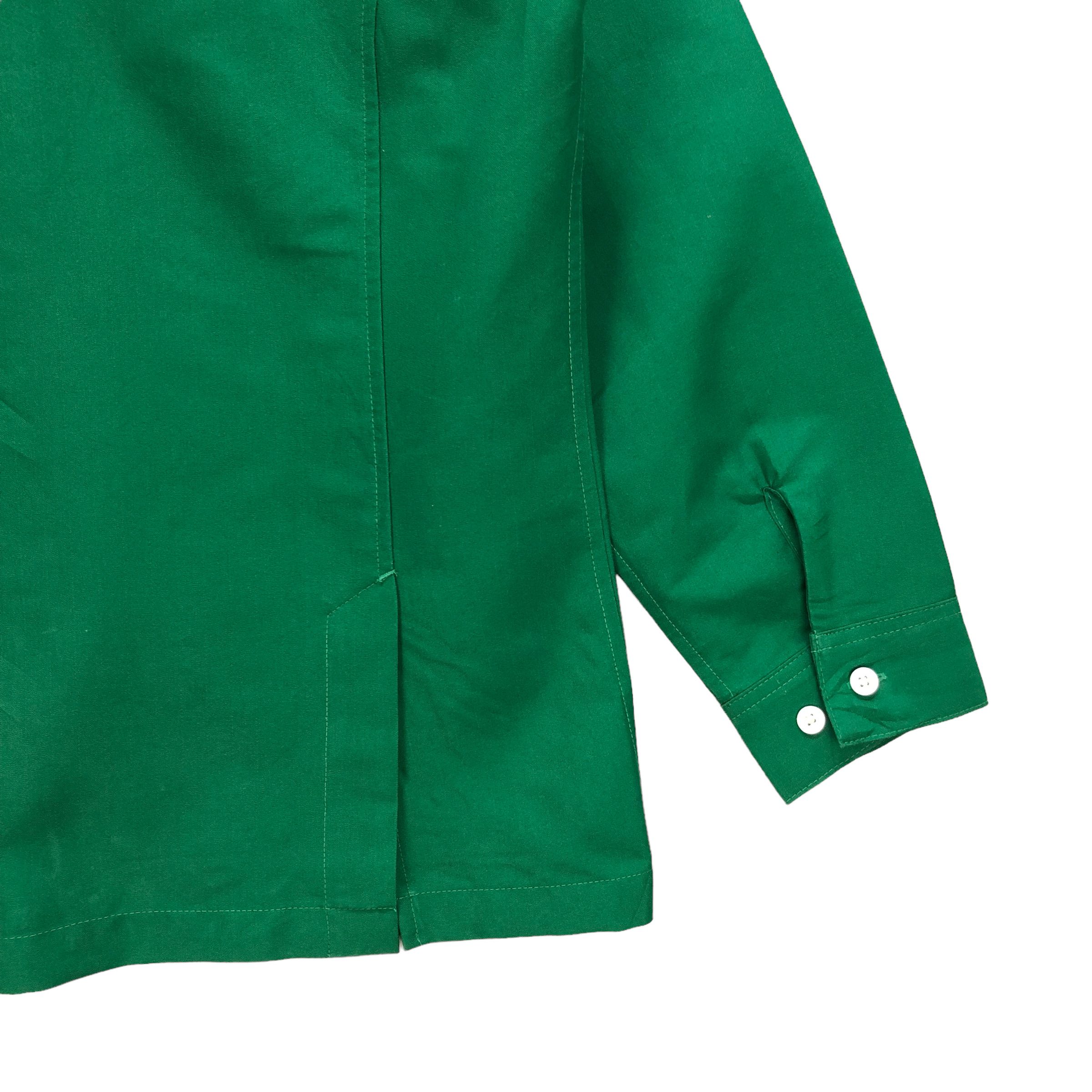 Japanese Brand 7 ELEVEN GREEN LONG SLEEVE UNIFORM JACKET #7324-129 Size US M / EU 48-50 / 2 - 12 Thumbnail