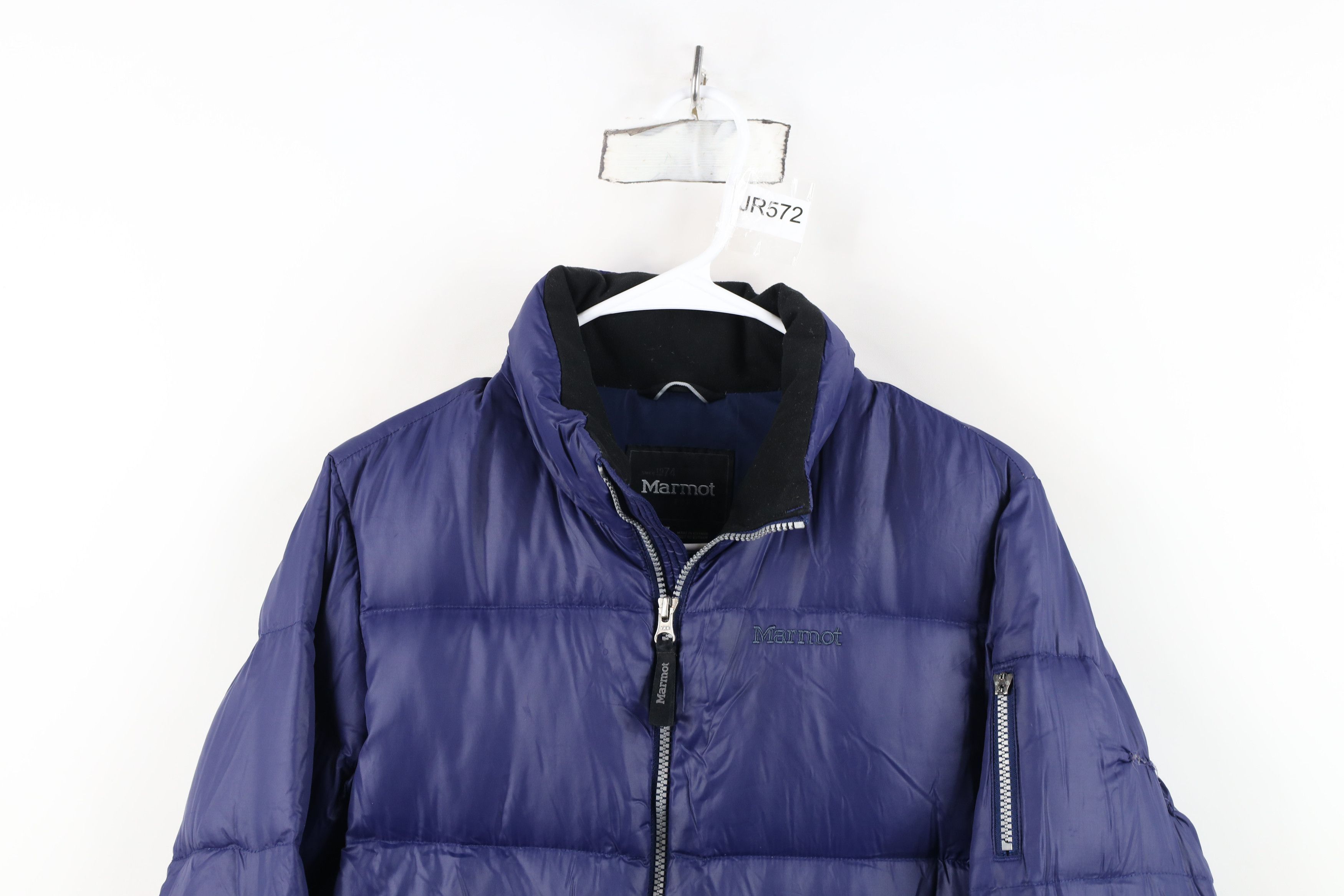 Marmot Marmot Down Feather Full Zip Winter Puffer Jacket Coat Blue Size XL / US 12-14 / IT 48-50 - 2 Thumbnail