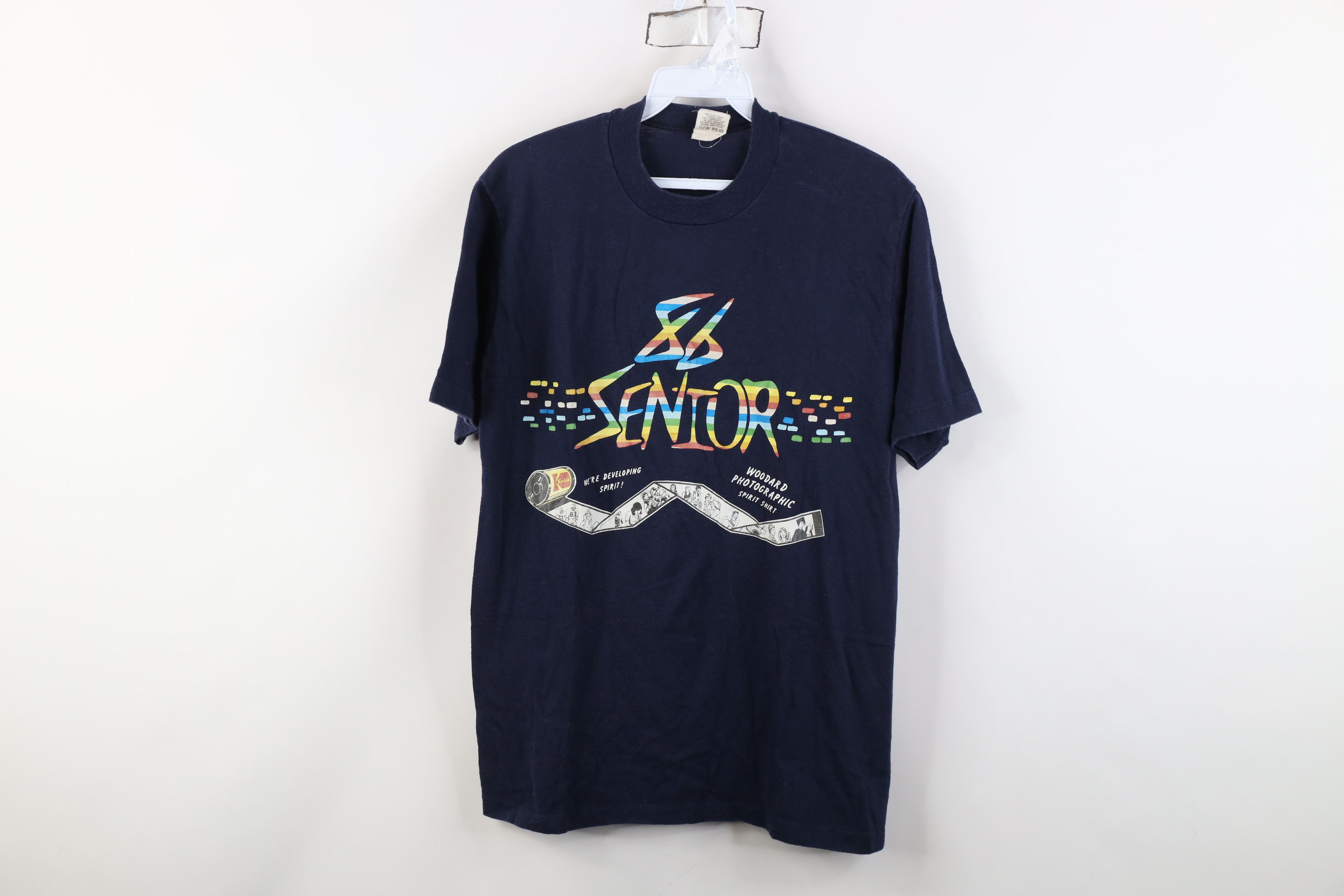 Vintage Vintage 80s Kodak Camera Rainbow Short Sleeve T-Shirt Size L / US 10 / IT 46 - 1 Thumbnail