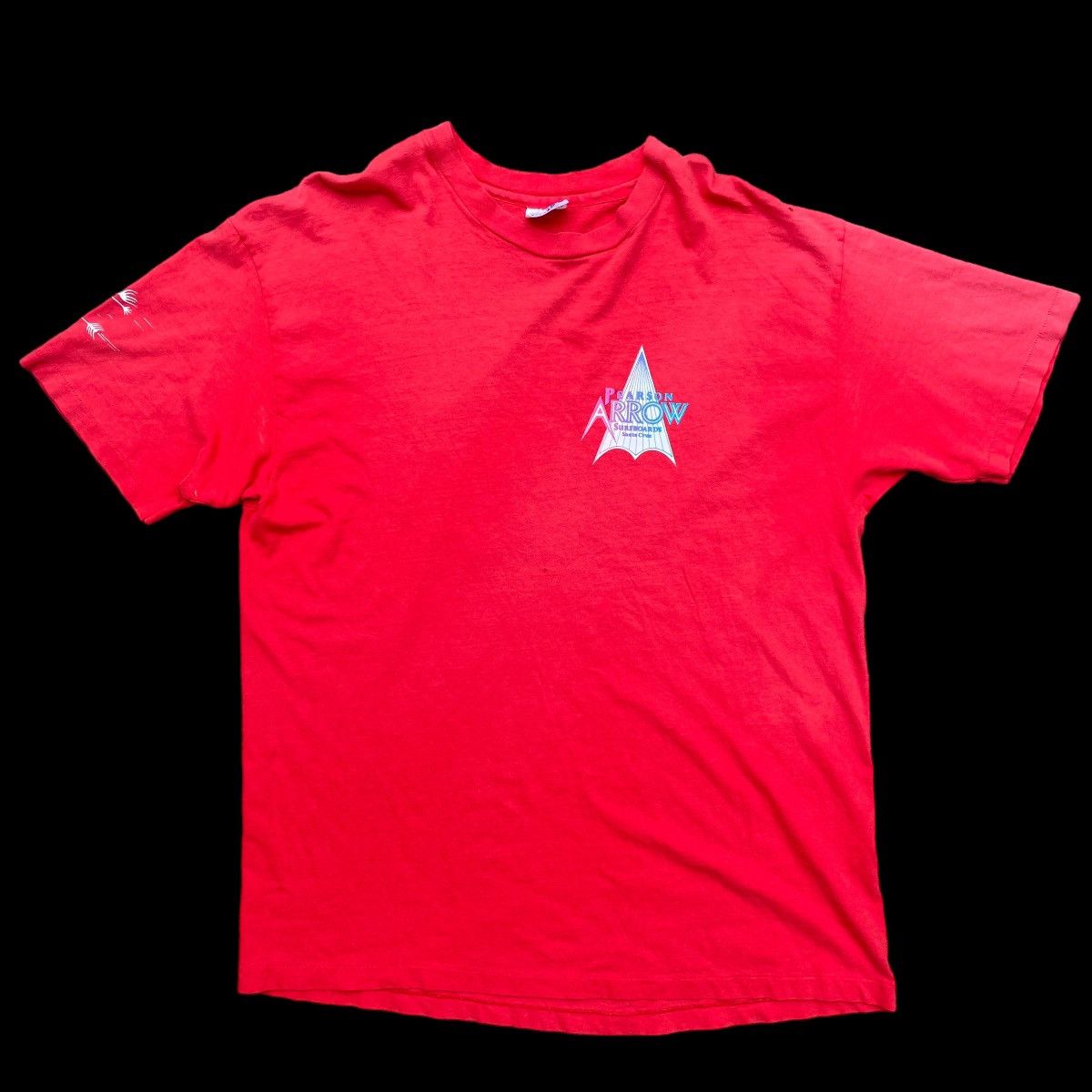 Santa Cruz Skateboards × Shorty's Skateboards Vintage 80’s Pearson Arrow Surfboard Santa Cruz T-shirt Size US XL / EU 56 / 4 - 2 Thumbnail