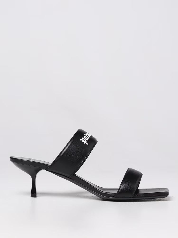 Palm Angels o1y1125 Logo Mules in Black Size US 8 / IT 38 - 1 Thumbnail