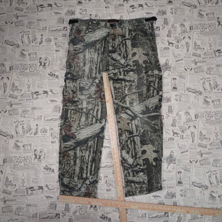 Realtree 38 - Vintage Y2K Yukon gear real tree baggy carpenter pants Size US 38 / EU 54 - 5 Thumbnail