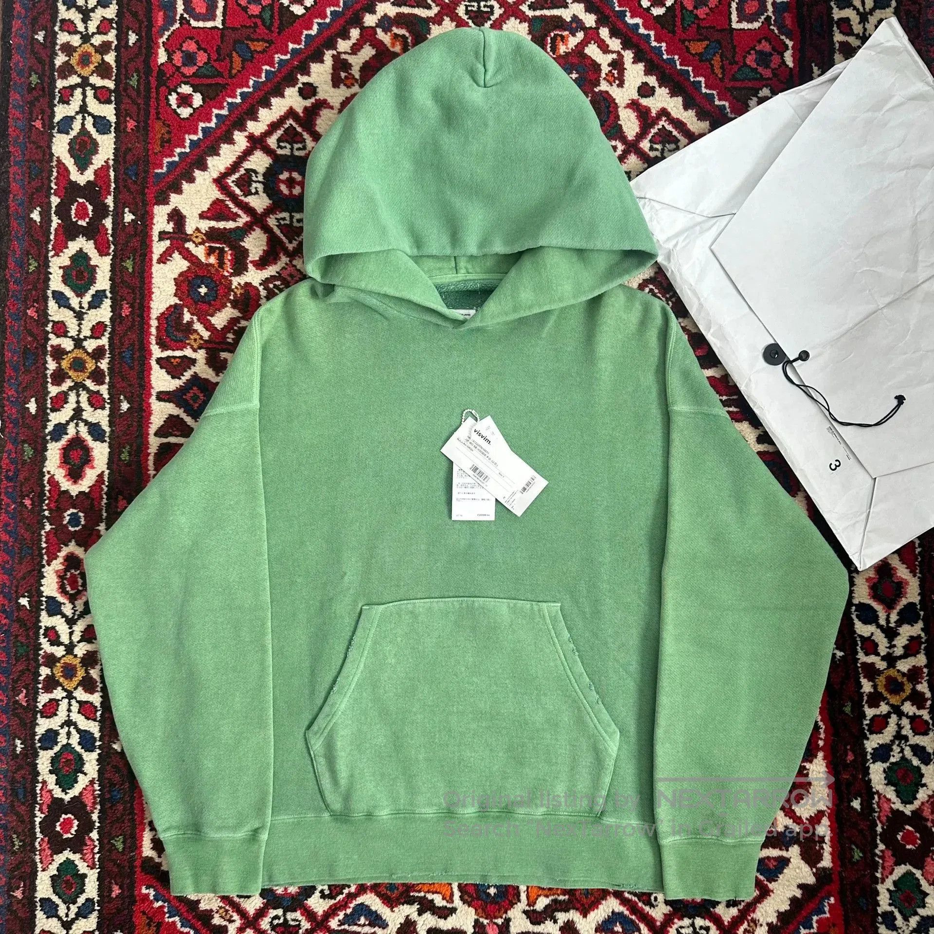 Visvim visvim jumbo hoodie in green color. Size US M / EU 48-50 / 2 - 1 Thumbnail
