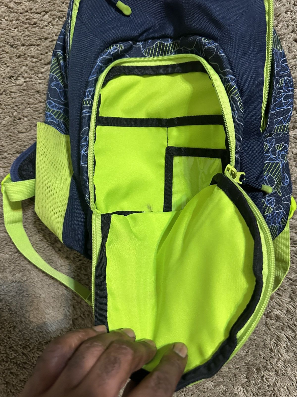 Converse Vintage Converse “triple blue lime” backpack 00s Size ONE SIZE - 2 Thumbnail