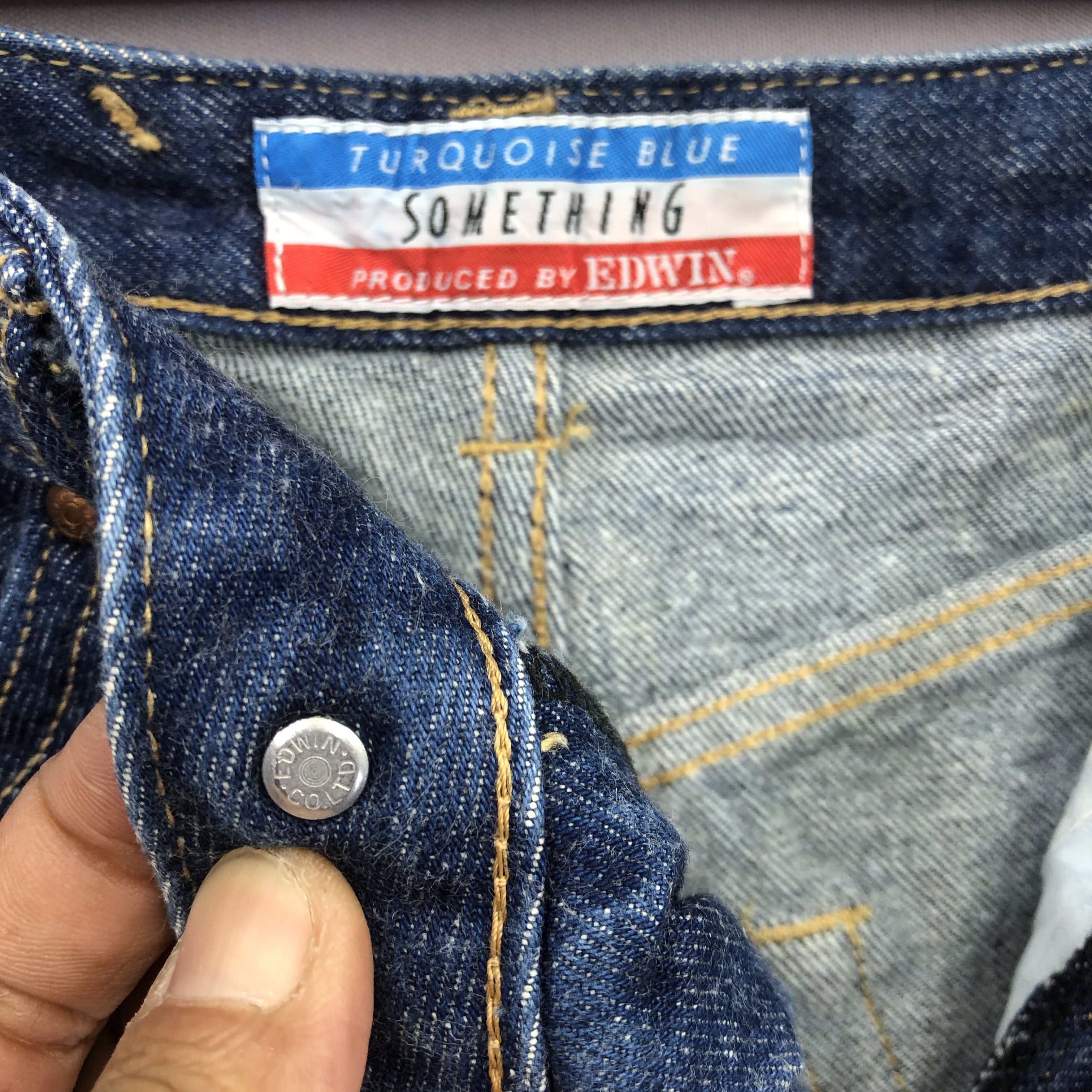Edwin Vintage Edwin Something Mom Jeans Japanese Tapered Denim Size 22" - 6 Thumbnail