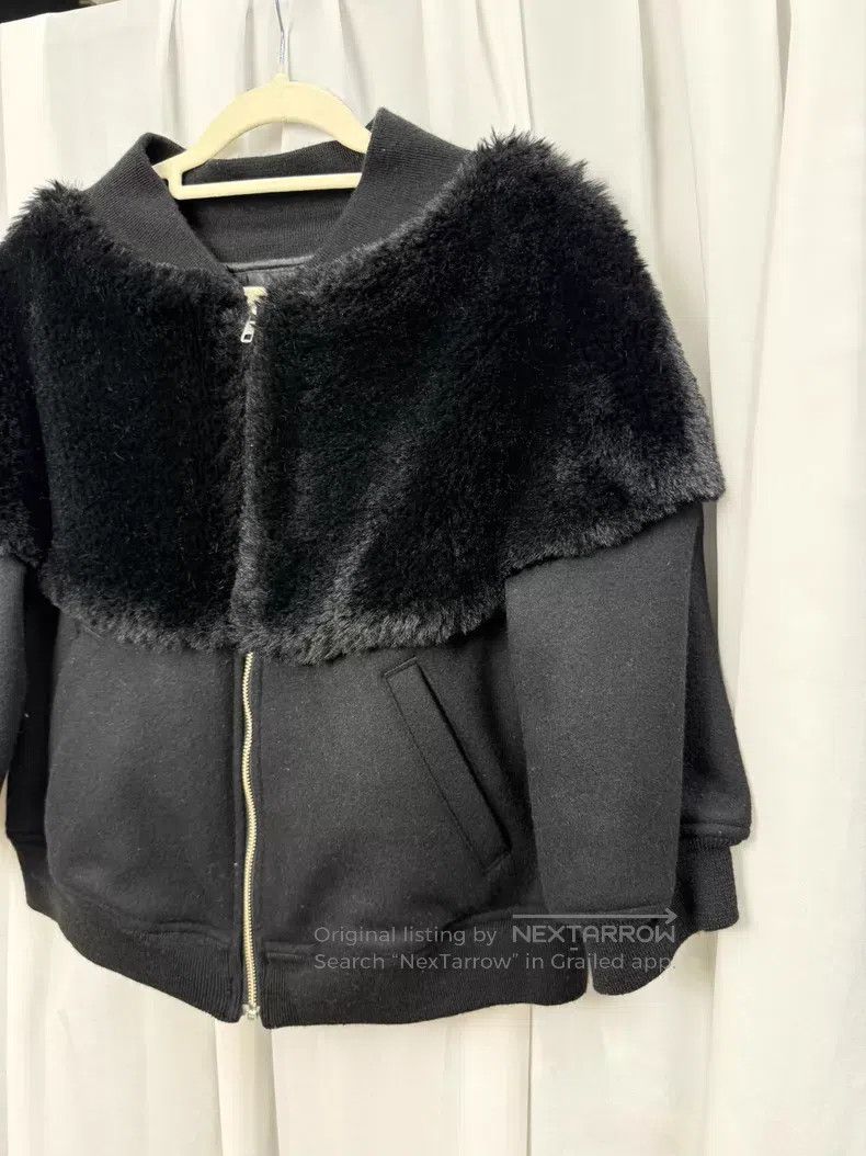 Noir Kei Ninomiya NOIR KEI NINOMIYA fur collar jacket short style| Size S / US 4 / IT 40 - 2 Thumbnail