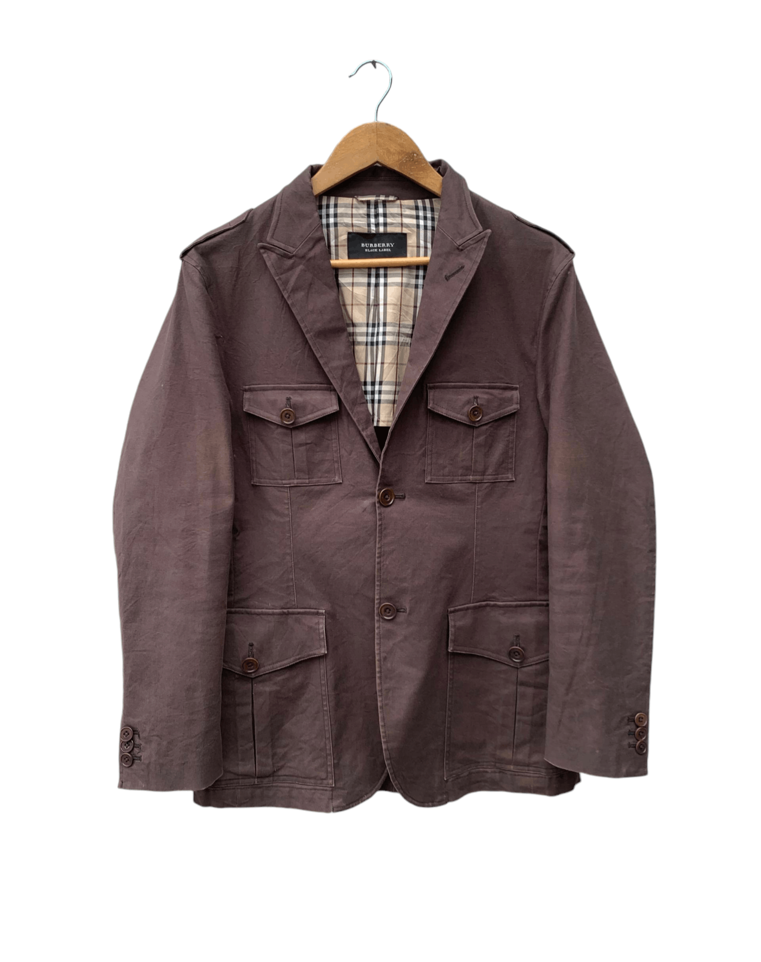 Burberry × Vintage Vintage Burberry Black Label Luxury Jacket Size US M / EU 48-50 / 2 - 1 Thumbnail