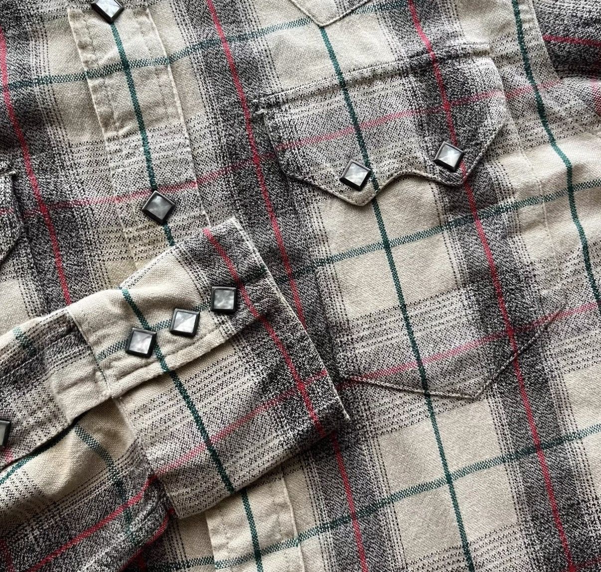 RRL Ralph Lauren RRL Ralph Lauren Double RL Plaid Western Shirt K22 Size US XS / EU 42 / 0 - 5 Thumbnail