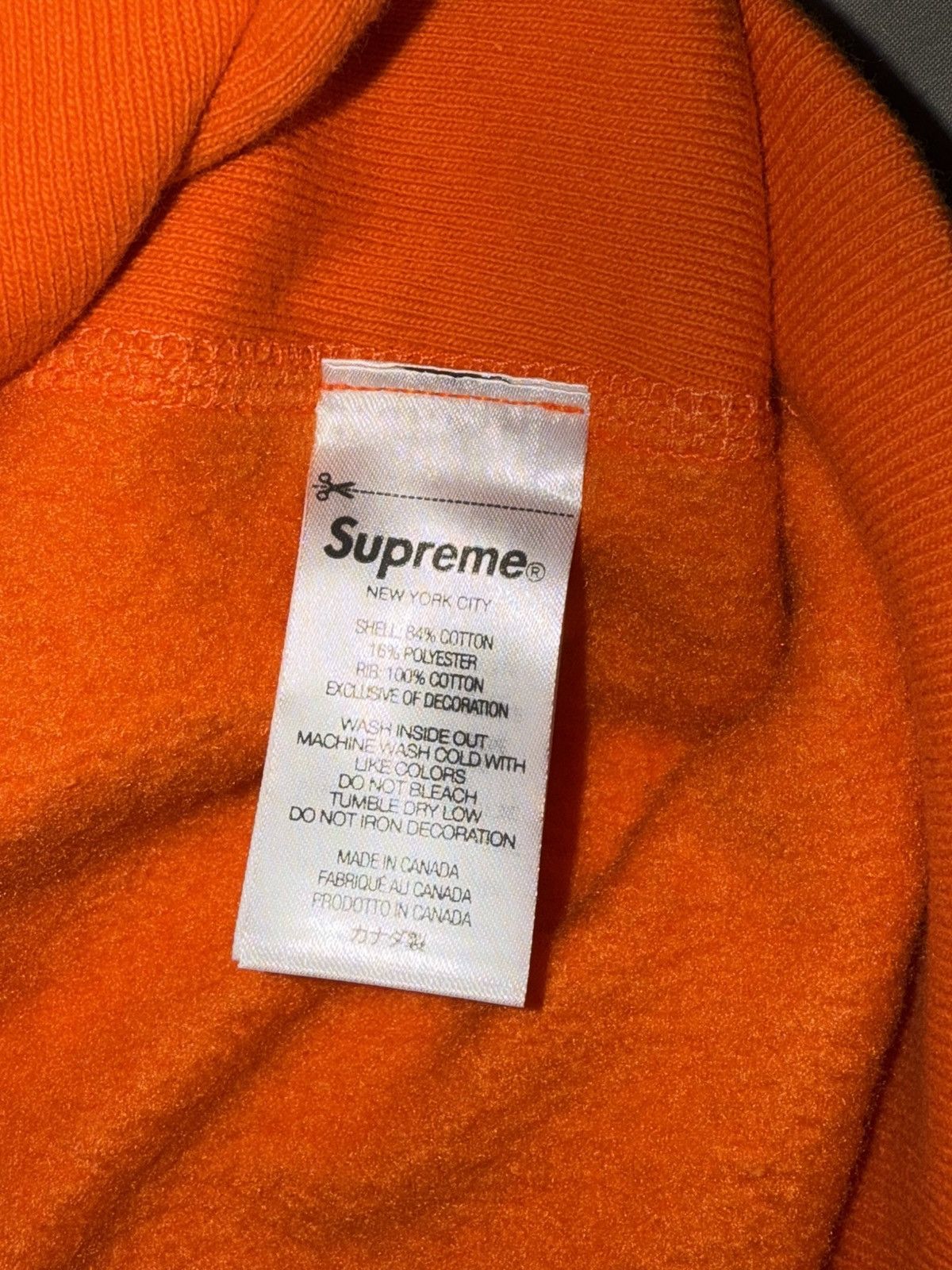 Supreme Supreme Box Logo Hooded Sweatshirt Hoodie (FW24) ORANGE Size US M / EU 48-50 / 2 - 12 Thumbnail