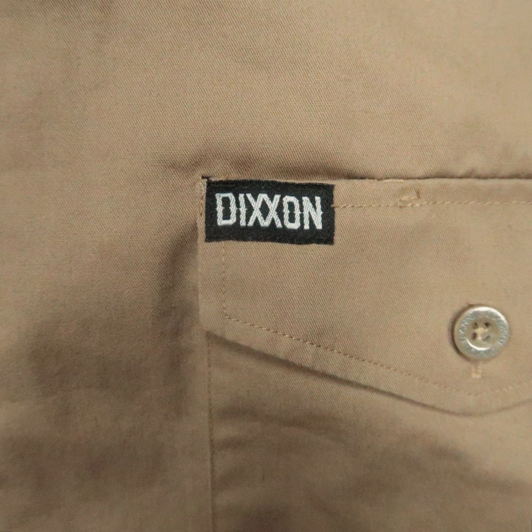 Vintage Dixxon Flannel Shirt Mens 4XL Khaki Tan Workforce Short Sleeve Button Size US XXL / EU 58 / 5 - 4 Thumbnail
