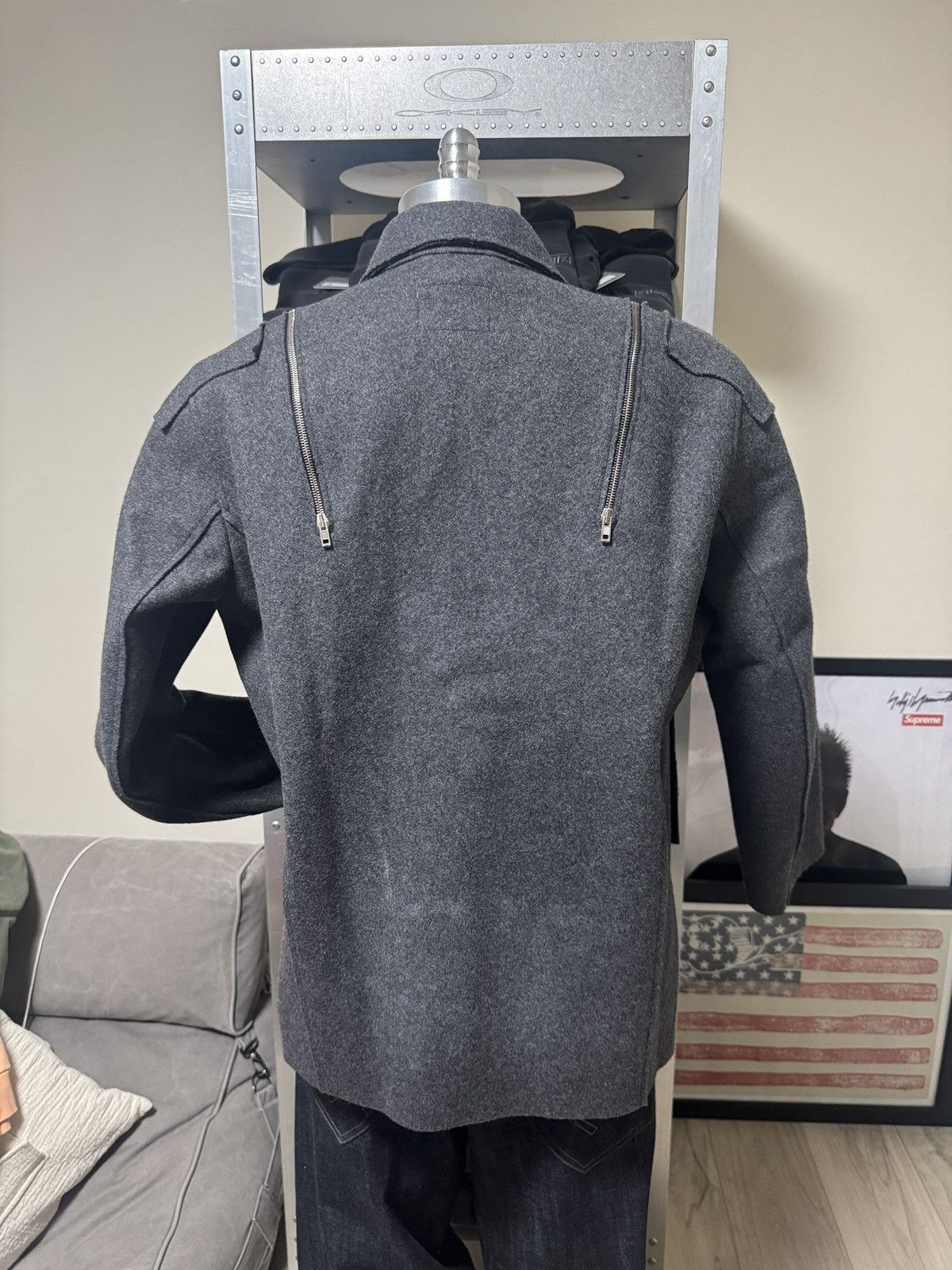 Walter Van Beirendonck W & LT Walter Van Beirendonck Wool Zipper Coat Jacket Size US M / EU 48-50 / 2 - 17 Thumbnail