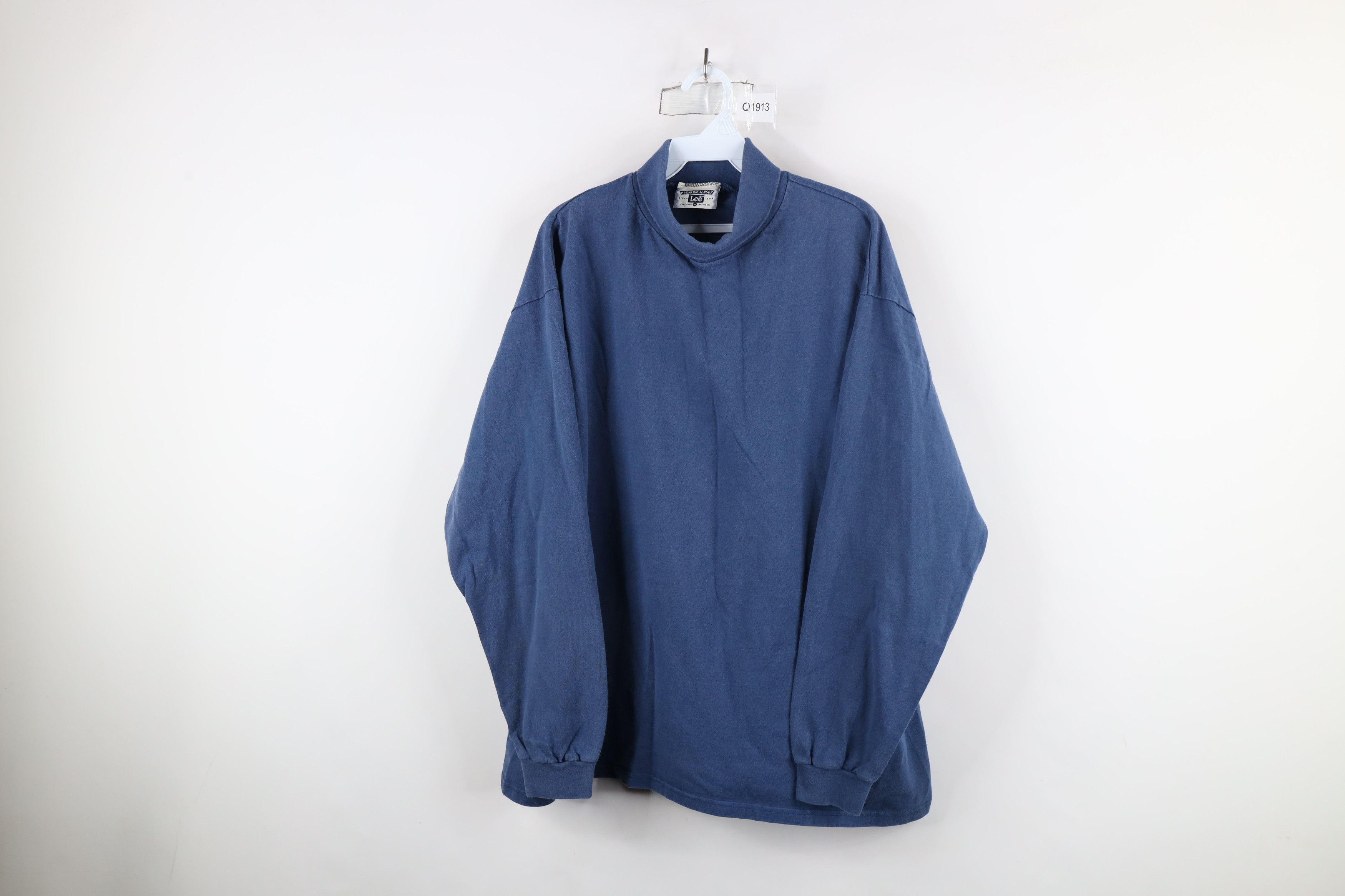 Vintage Vintage 90s Streetwear Heavyweight Turtleneck T-Shirt Cotton Size US XL / EU 56 / 4 - 1 Thumbnail