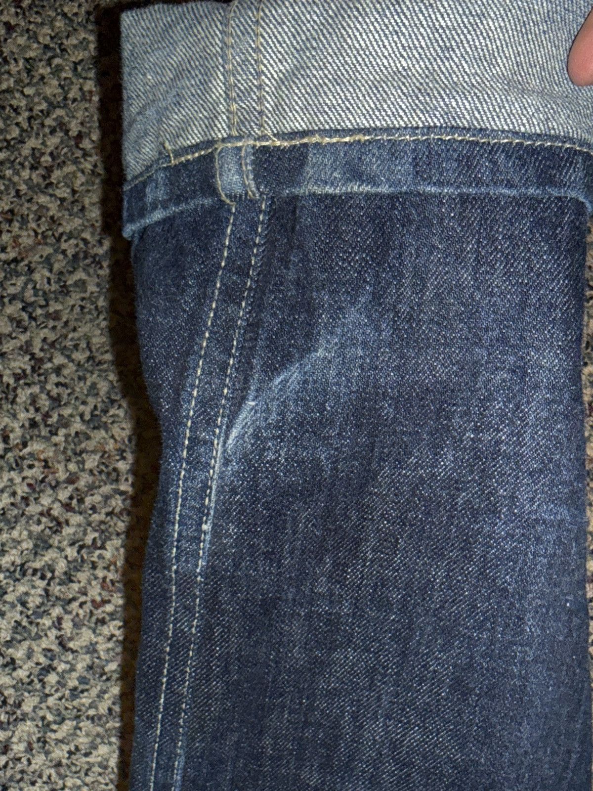 Japanese Brand HeeBee RARE Japanese Selvedge 14 oz denim 31x32 Size US 31 - 13 Thumbnail