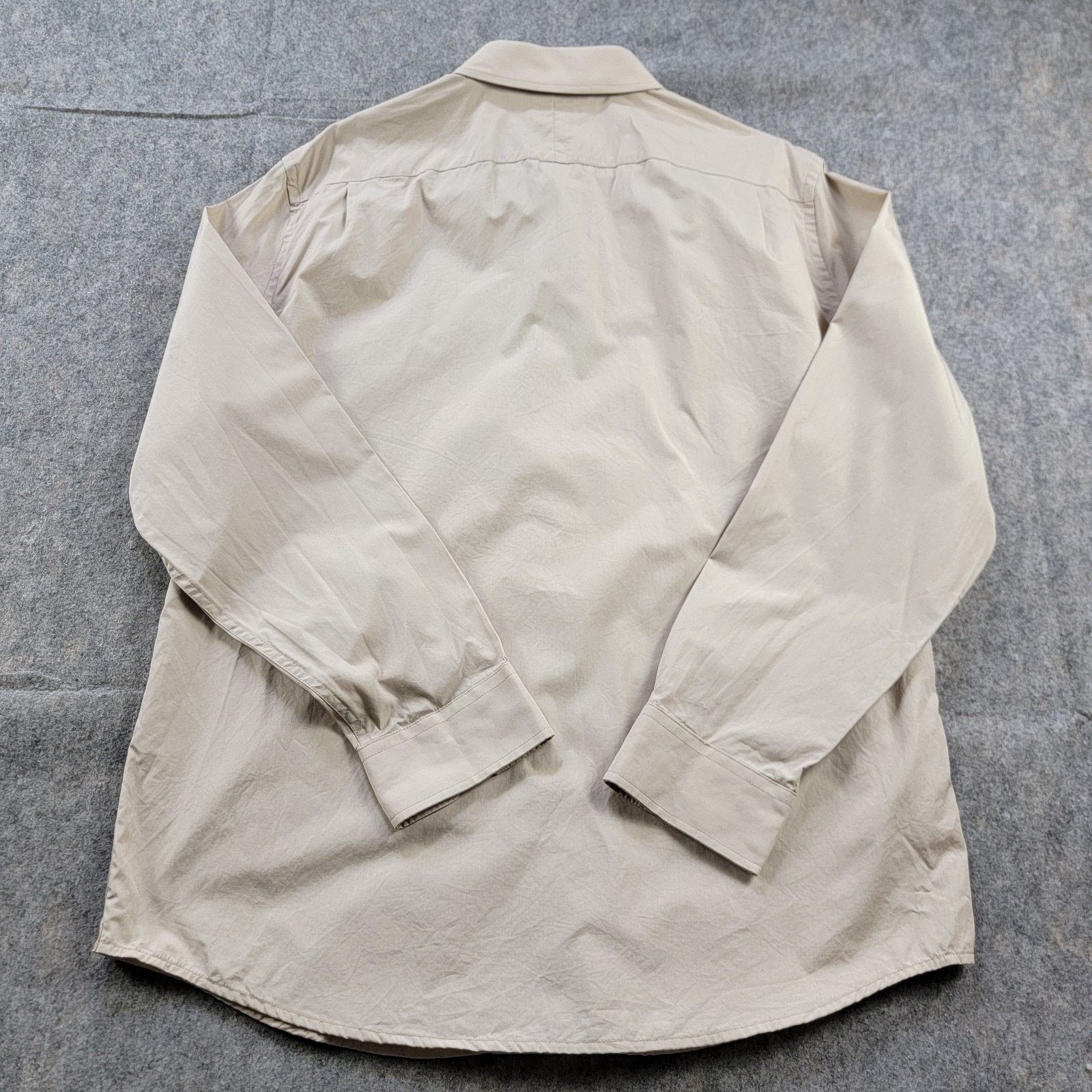 Todd Snyder Thomas Mason x Todd Snyder Button Up Dress Shirt 18.5 Cream Size US XL / EU 56 / 4 - 3 Thumbnail