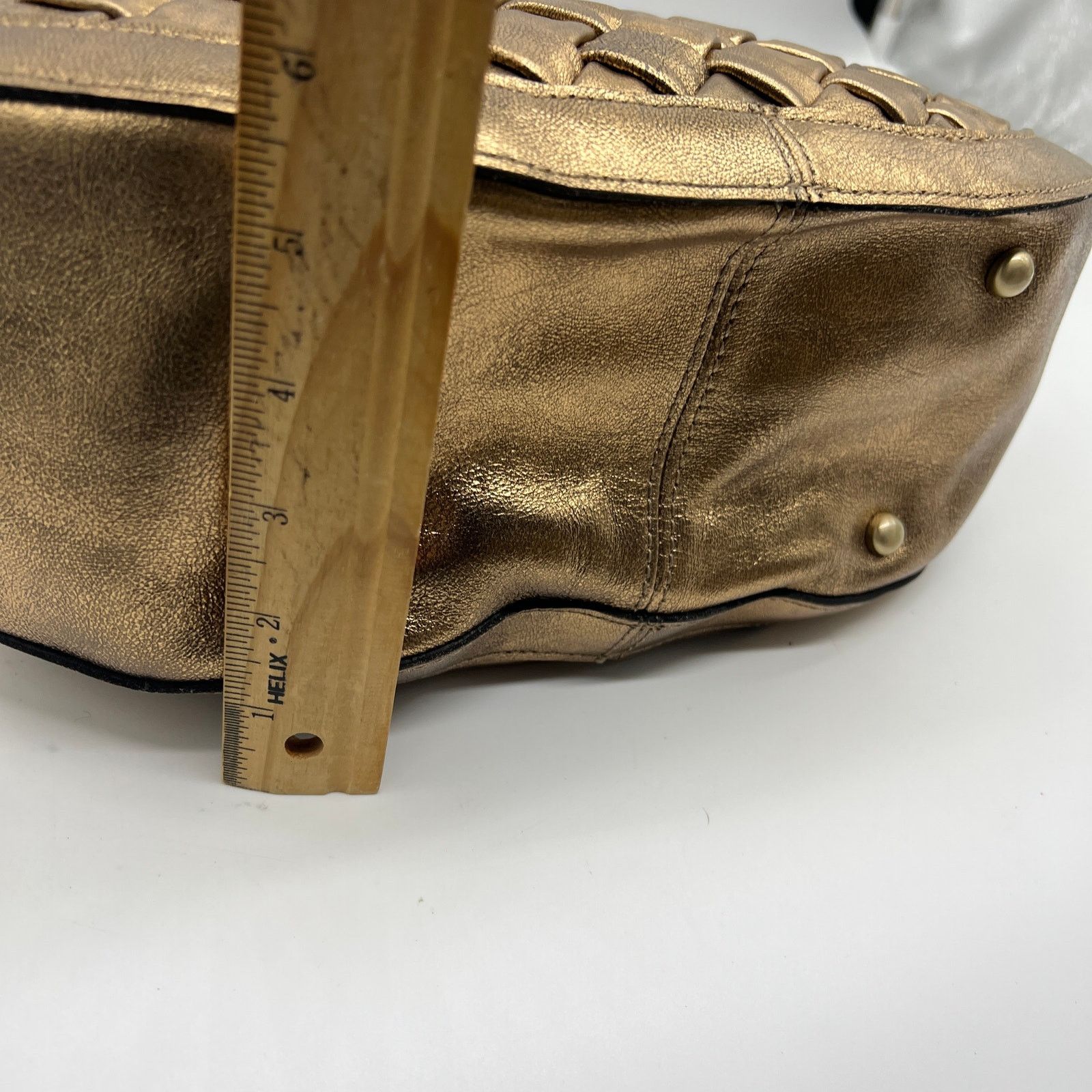 Other Patricia Nash Leather Womens Handbags Oliena Satchel Bronze Size ONE SIZE - 8 Thumbnail