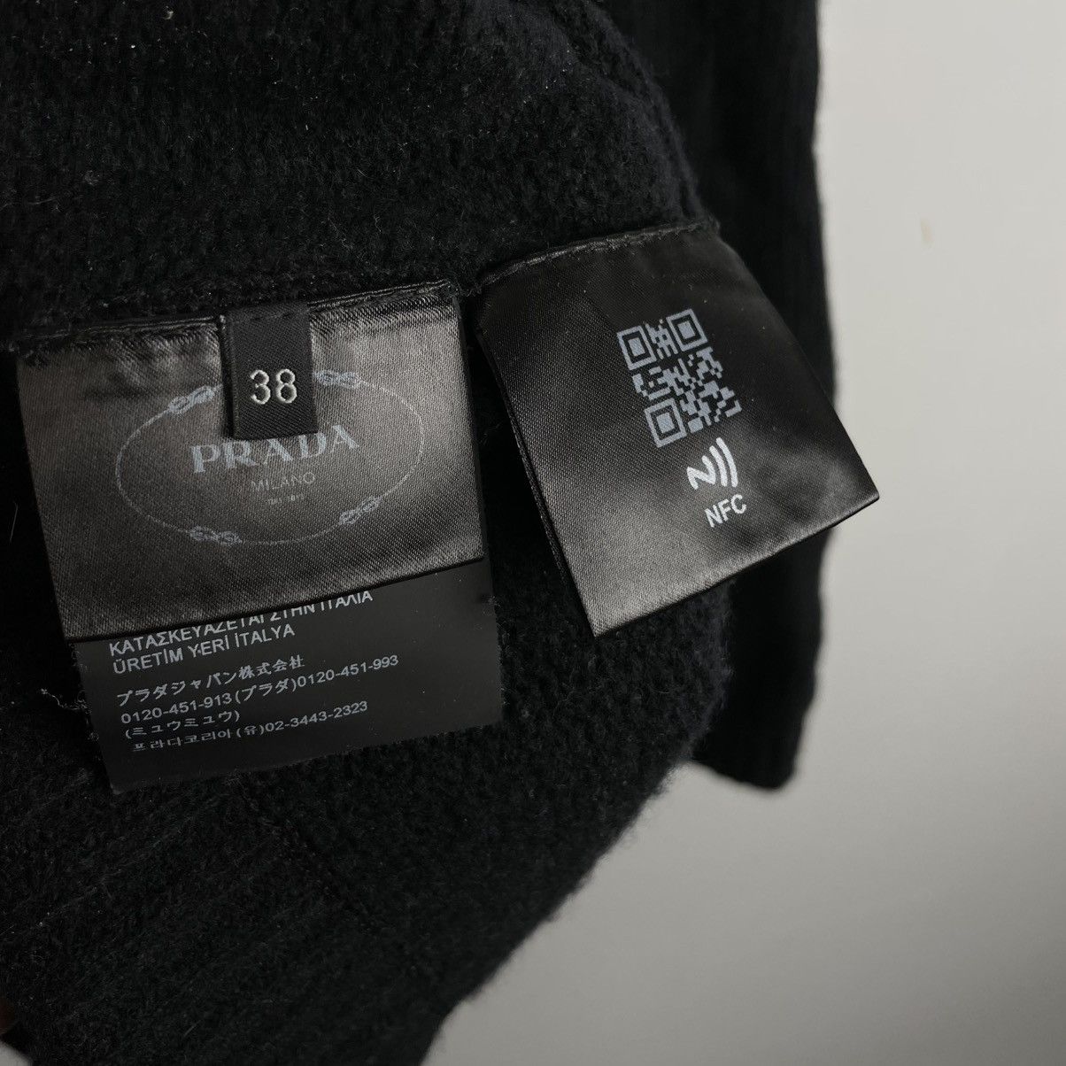 Prada Original Prada big logo Cashmere Sweater size 38 Size XS / US 0-2 / IT 36-38 - 9 Thumbnail