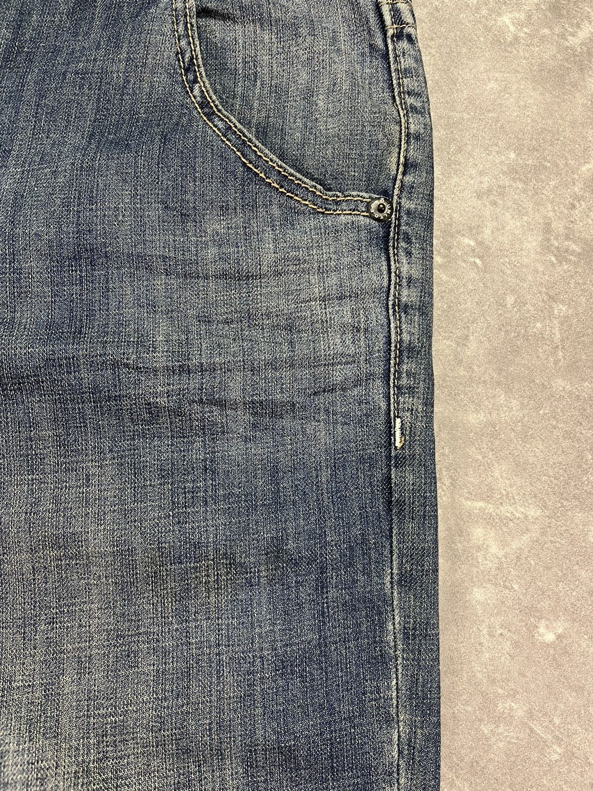Ecko Unltd. Crazy 2000s Ecko Unltd. Grafitti Printed Flaps Baggy Jeans Size US 40 / EU 56 - 13 Thumbnail
