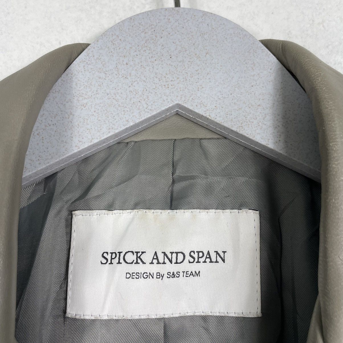 Designer × Japanese Brand × Other 💥SPICK AND SPAN JAPAN BIKER PU LEATHER JACKET Size S / US 4 / IT 40 - 11 Thumbnail