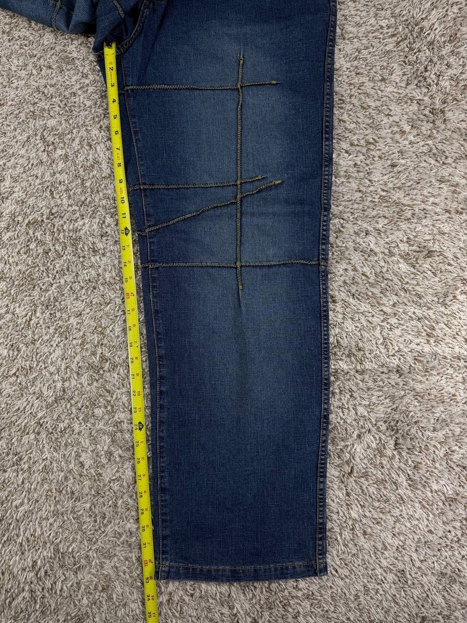 Enyce ENYCE Baggy Jeans Y2K Hip Hop Wide Leg Grid Stitch Size US 36 / EU 52 - 6 Thumbnail