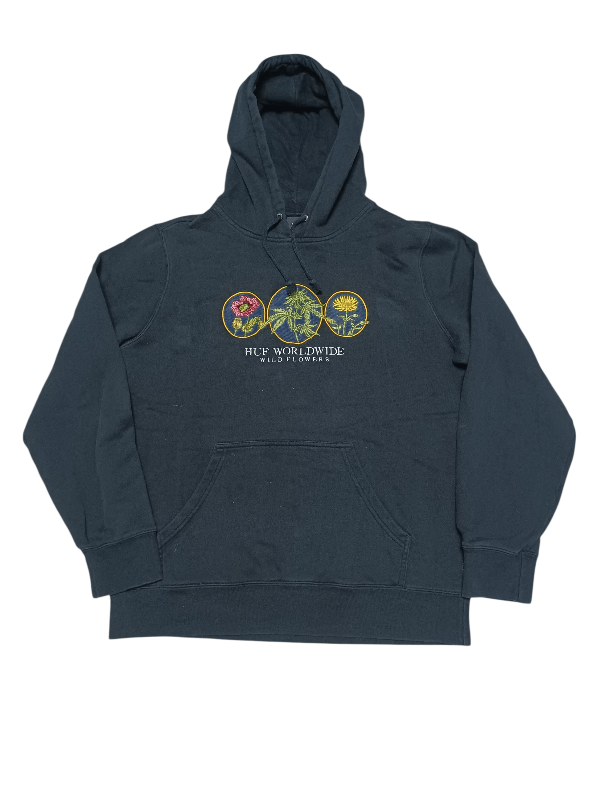 Huf HUF WORLDWIDE FLOWERS SK8 STREETWEAR HOODIE Size US M / EU 48-50 / 2 - 1 Thumbnail