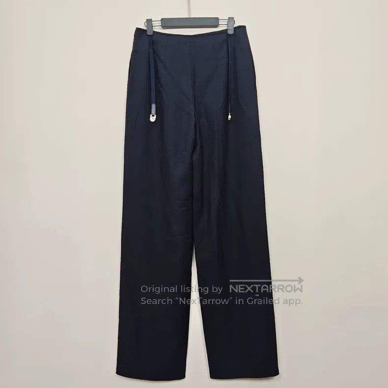 Hermes Hermes Solid Color Wool Casual Straight Trousers Size 25" / US 0 / IT 36 - 2 Thumbnail