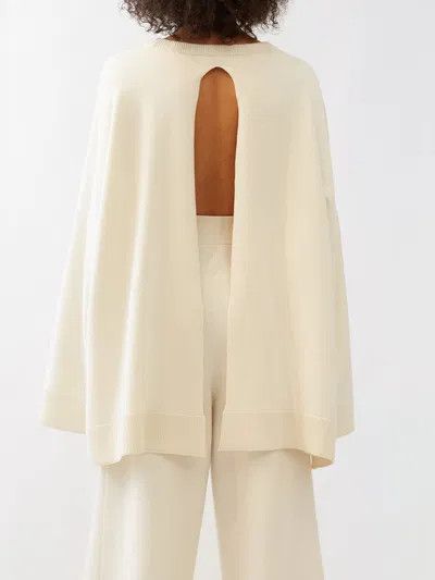 Loewe o1y1025 Sweater in Ivory Size XS / US 0-2 / IT 36-38 - 4 Thumbnail