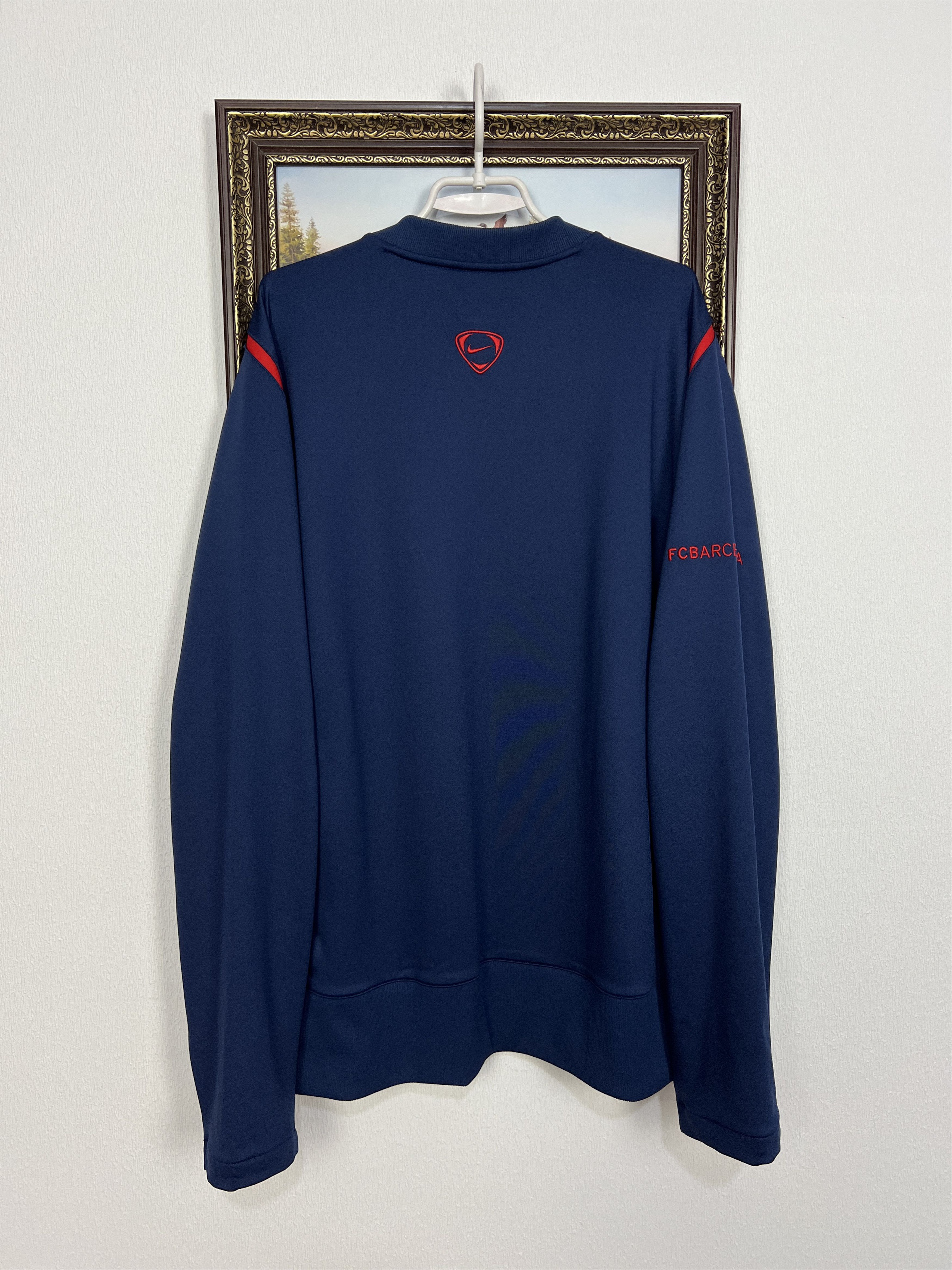 Nike Vintage Barcelona Football Train Sweatshirt Soccer Track Top Size US XXL / EU 58 / 5 - 9 Thumbnail
