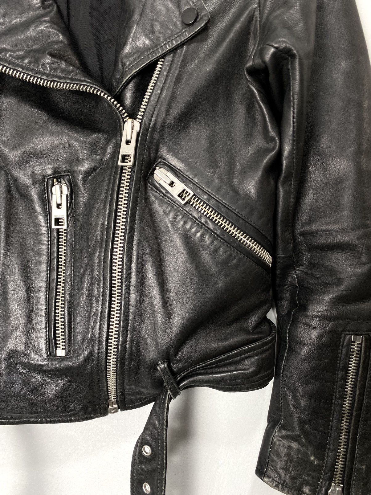 Allsaints AllSaints Luna Biker Leather Jacket Size S Size S / US 4 / IT 40 - 5 Thumbnail