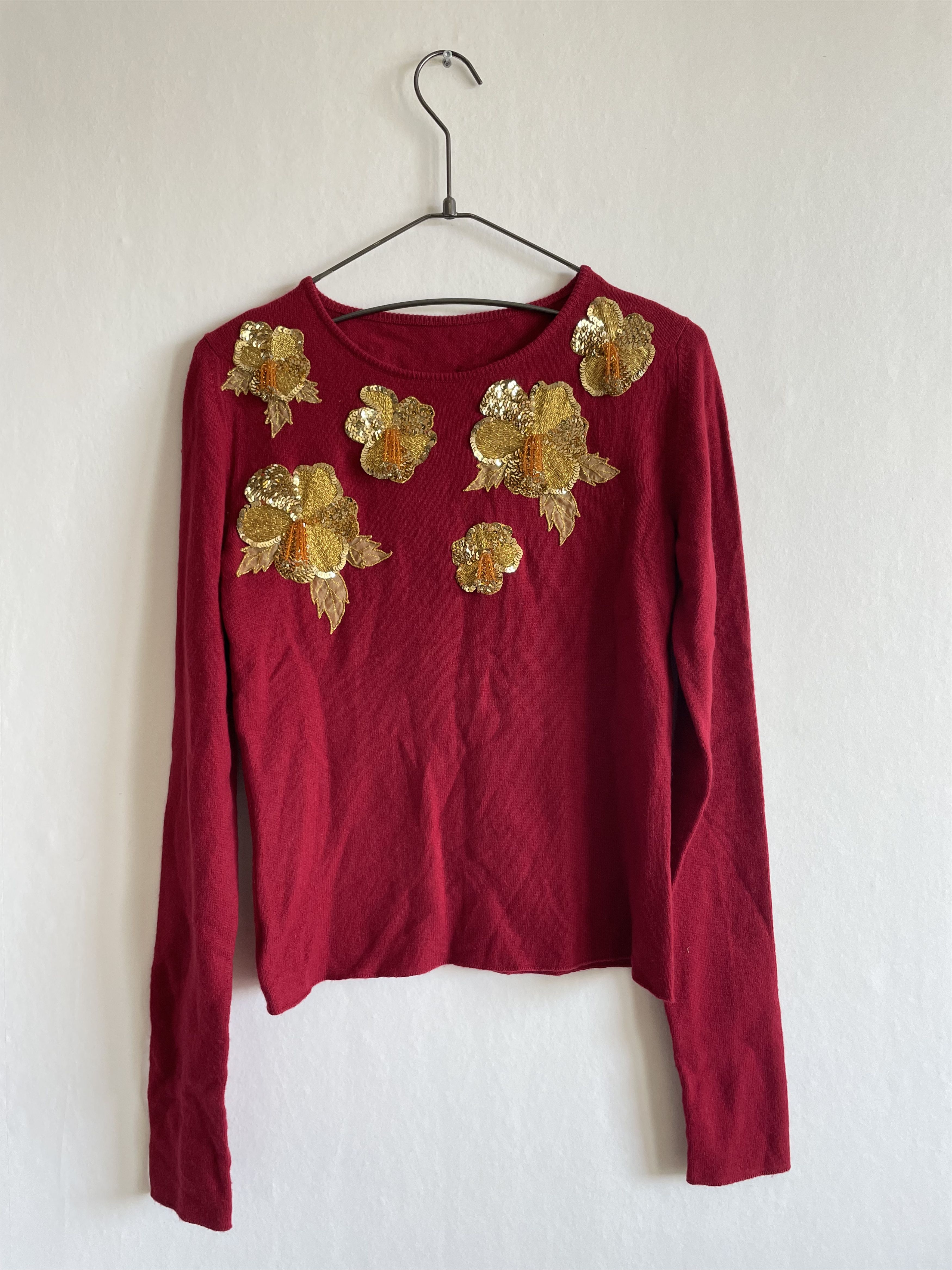 Lucien Pellat-Finet Lucien Pellat-Finet cashmere embroidered sweater Size XS / US 0-2 / IT 36-38 - 2 Thumbnail