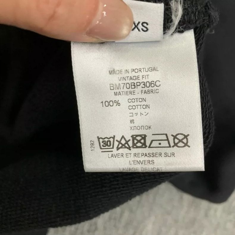 Givenchy Givenchy Black Lightning Letter Long Sleeve Hoodie Size XS Size US XS / EU 42 / 0 - 5 Thumbnail
