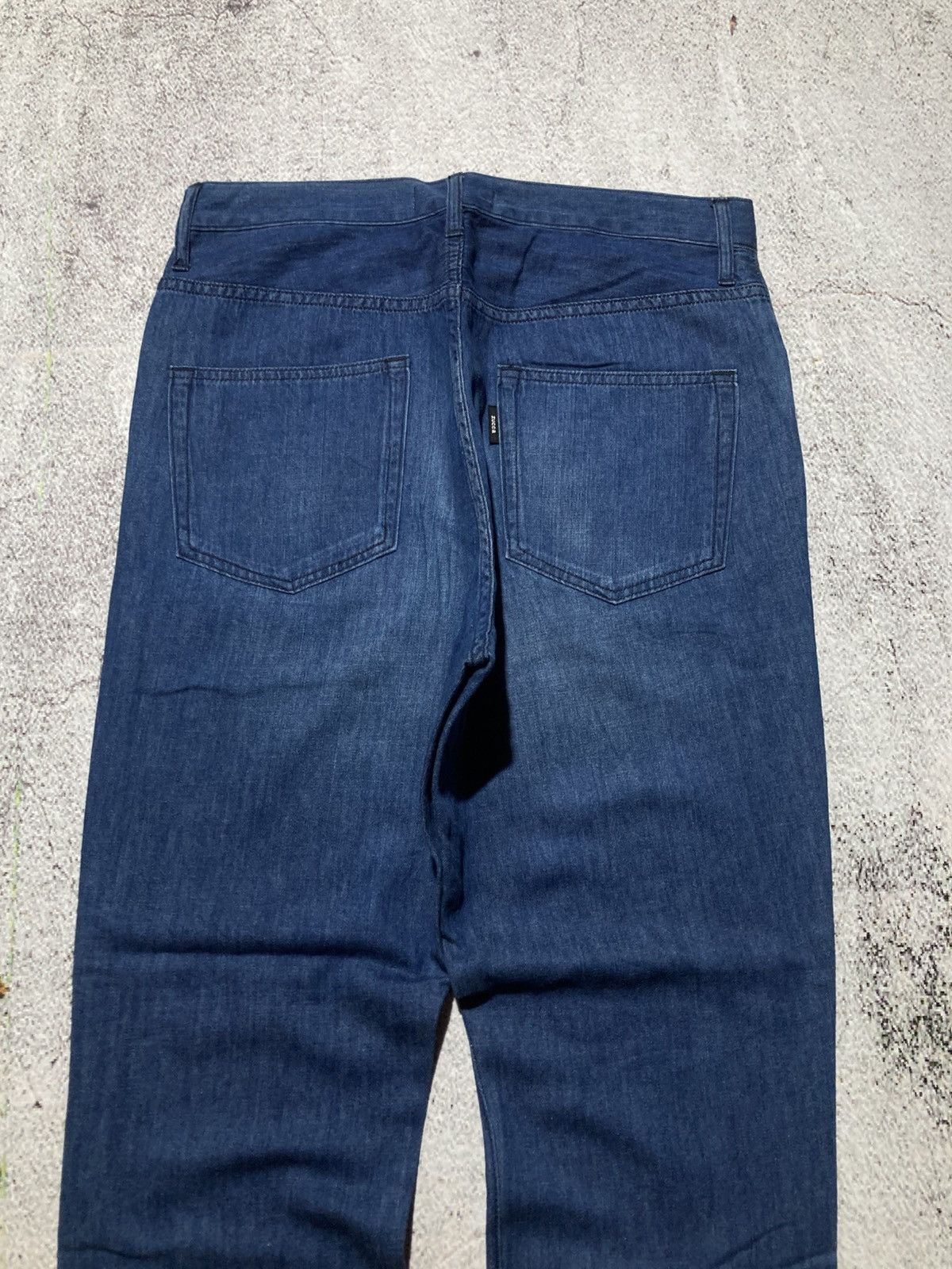 CABANE de ZUCCa Zucca by Issey Miyake Soft Denim Jeans Indigo Dye Pants Size US 31 - 3 Thumbnail