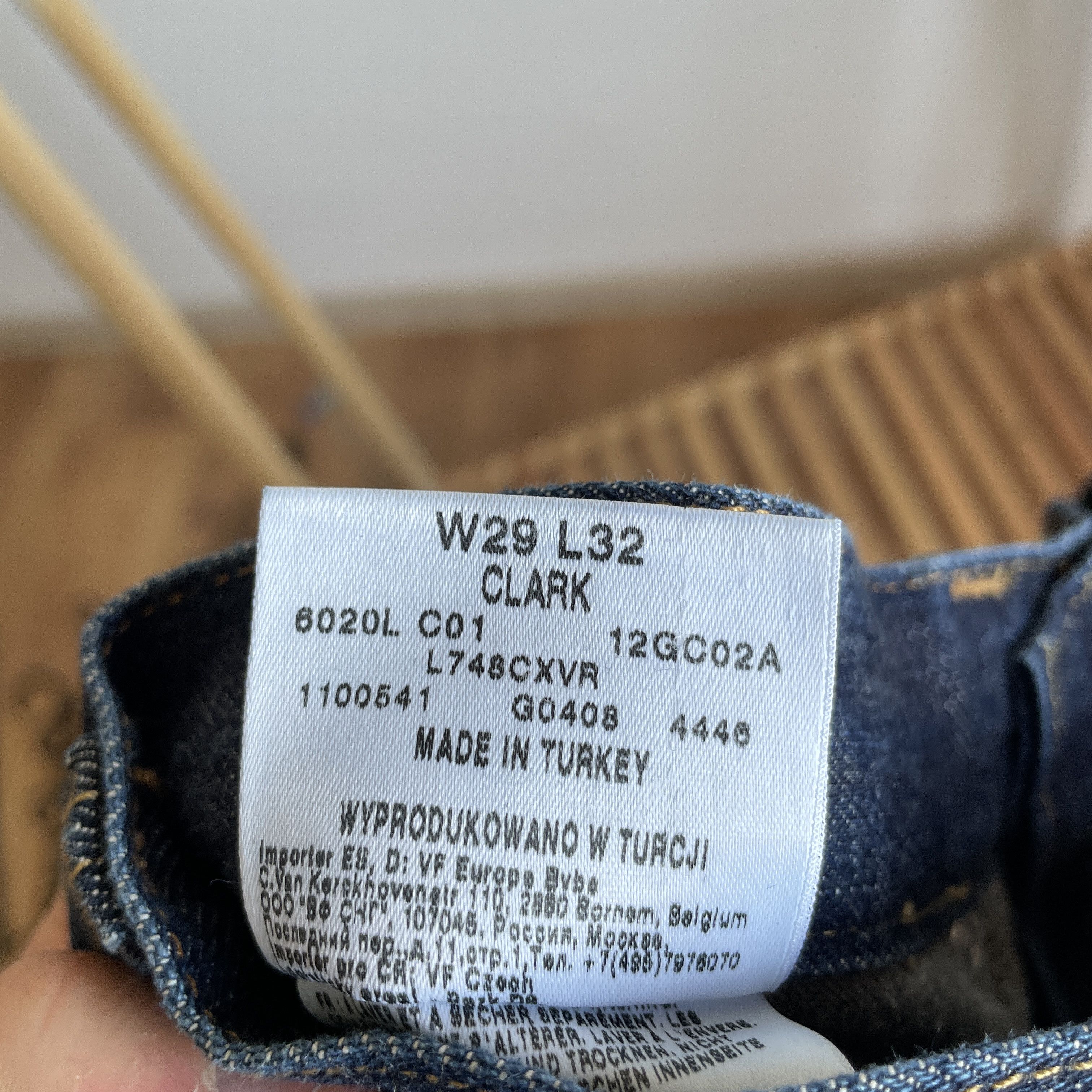 Lee Lee Clark Selvedge Denim Size 29x32 Size US 29 - 11 Thumbnail