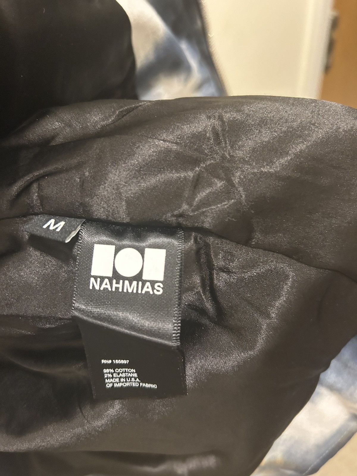 Nahmias Nahmias padded zip jacket blue tie dye Size US M / EU 48-50 / 2 - 5 Thumbnail
