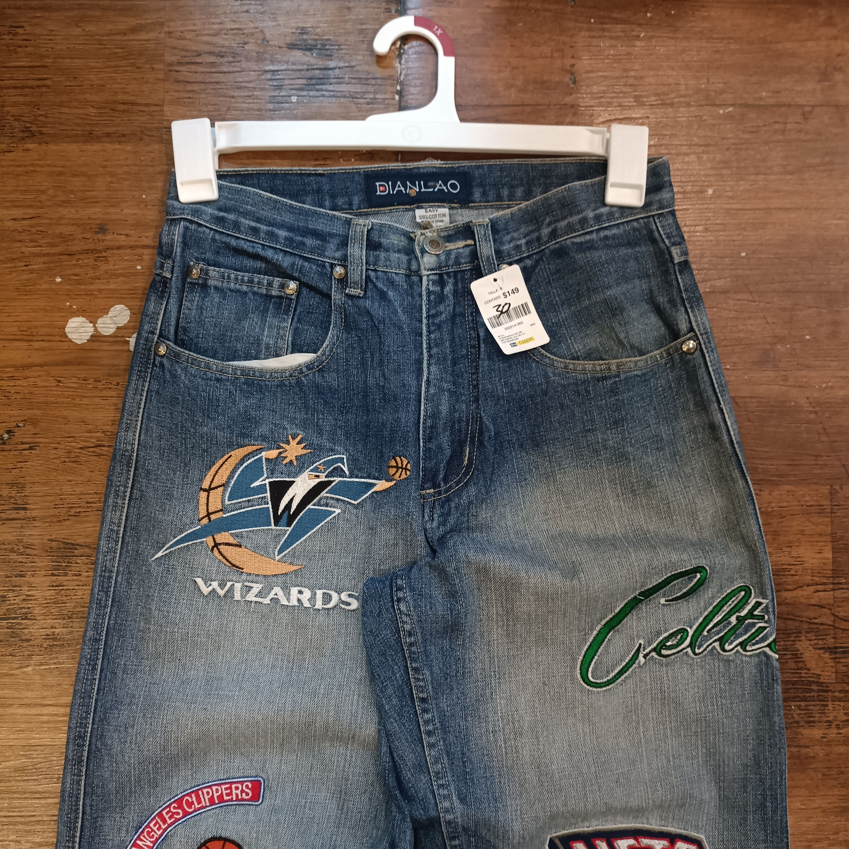 NBA NBA dianlao sport denim patch Team logo Size US 30 / EU 46 - 4 Thumbnail