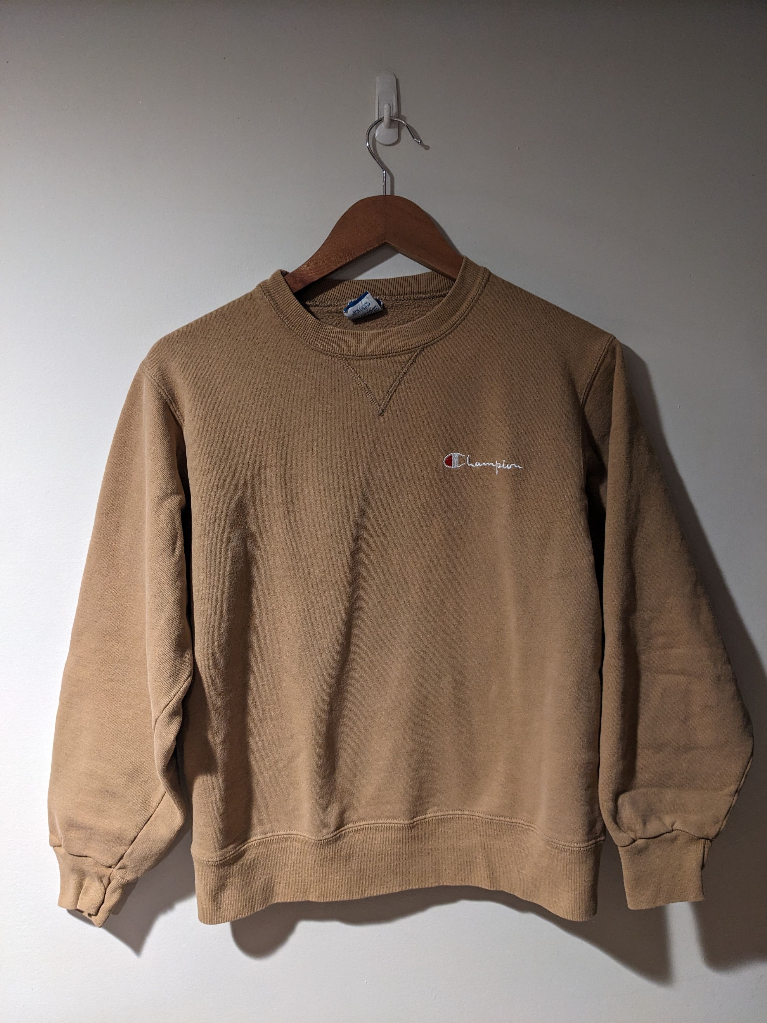 Champion × Vintage Vintage 90s Champion Essential Blank YOUTH Medium Sweatshirt Size US M / EU 48-50 / 2 - 1 Thumbnail