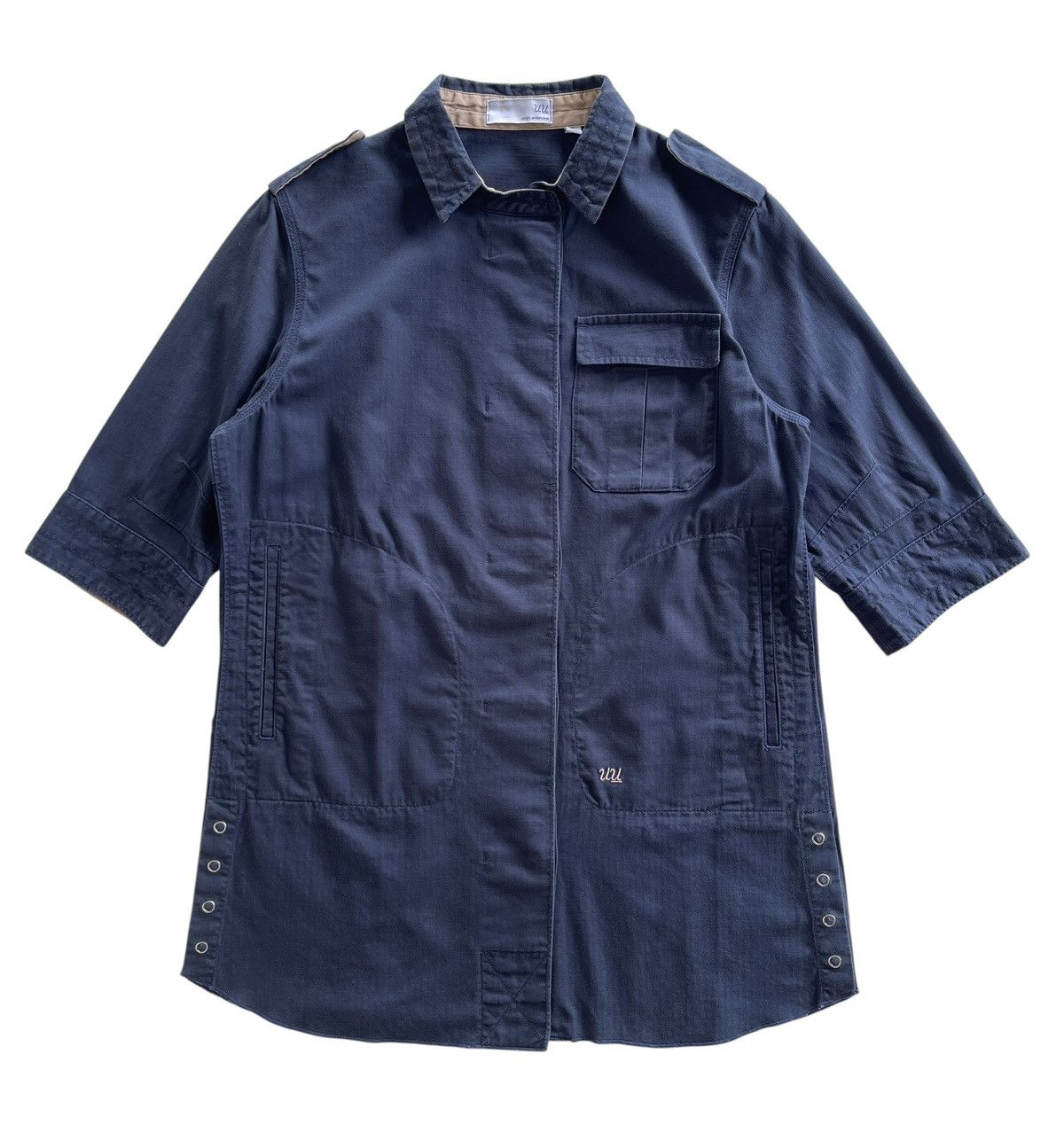 Undercover × Uniqlo Undercover X Uniqlo Military Shirt Size L / US 10 / IT 46 - 2 Thumbnail
