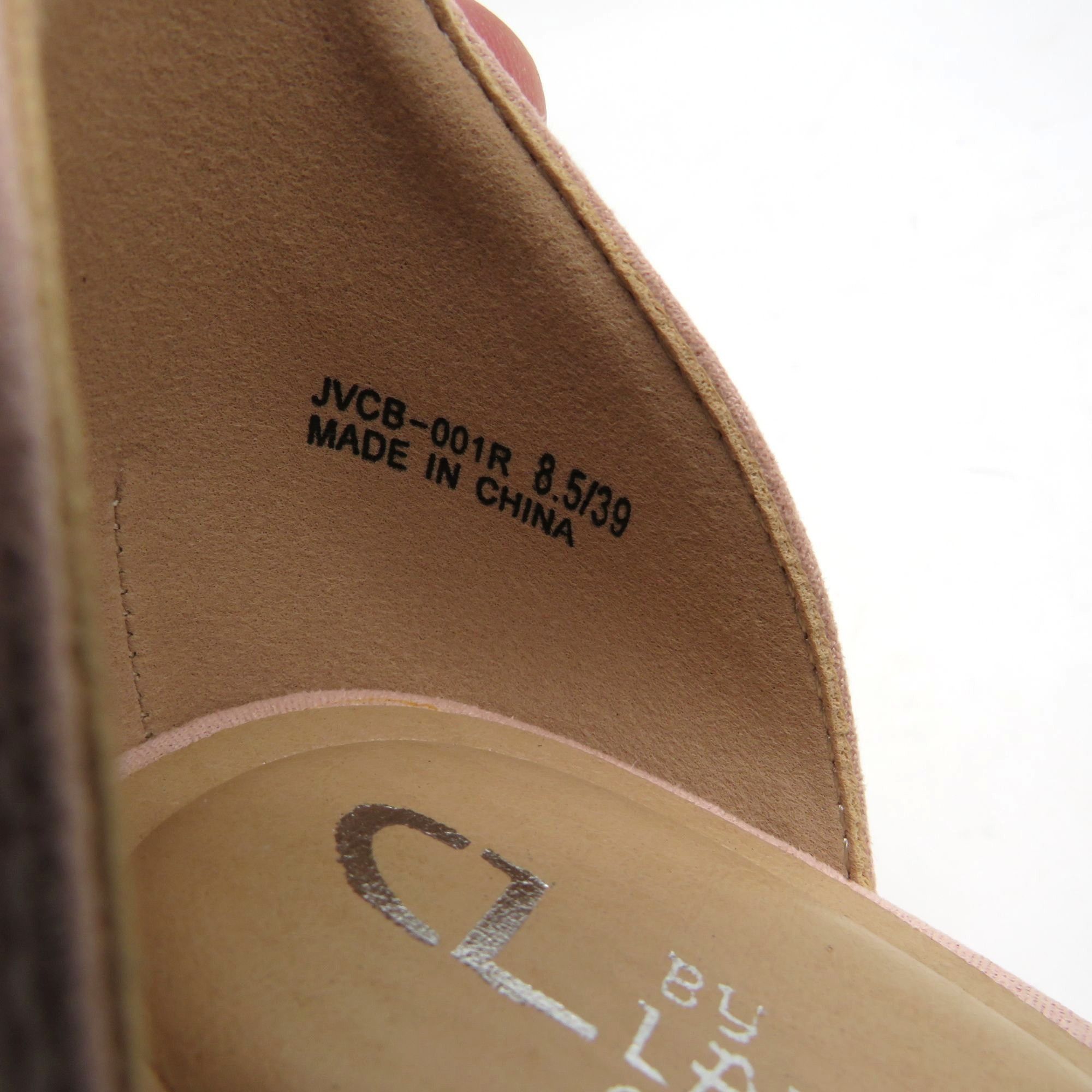 Other CL By Laundry Pink Block Heel Sandals Rhinestone Strap Size Size US 8.5 / IT 38.5 - 6 Thumbnail