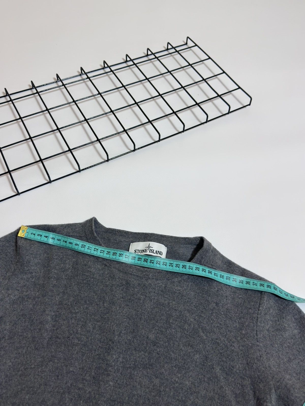 Stone Island Stone Island Grey Cashmere/Wool Crewneck Sweater Size US XXS / EU 40 - 11 Thumbnail
