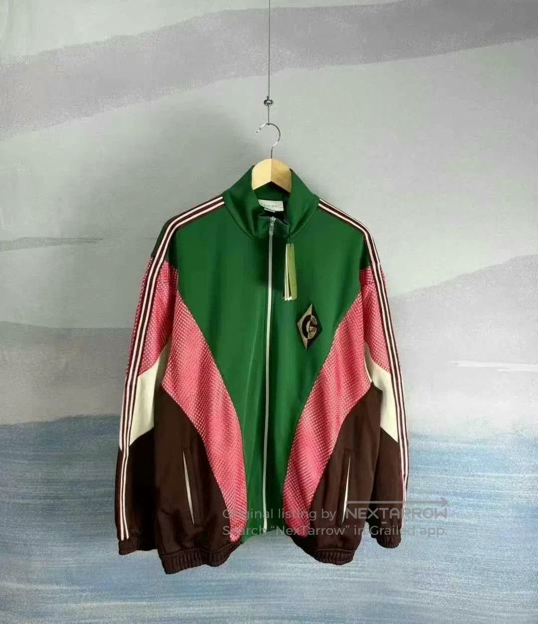 Gucci Gucci Green and Brown Color Block Jacket. Size US L / EU 52-54 / 3 - 1 Thumbnail