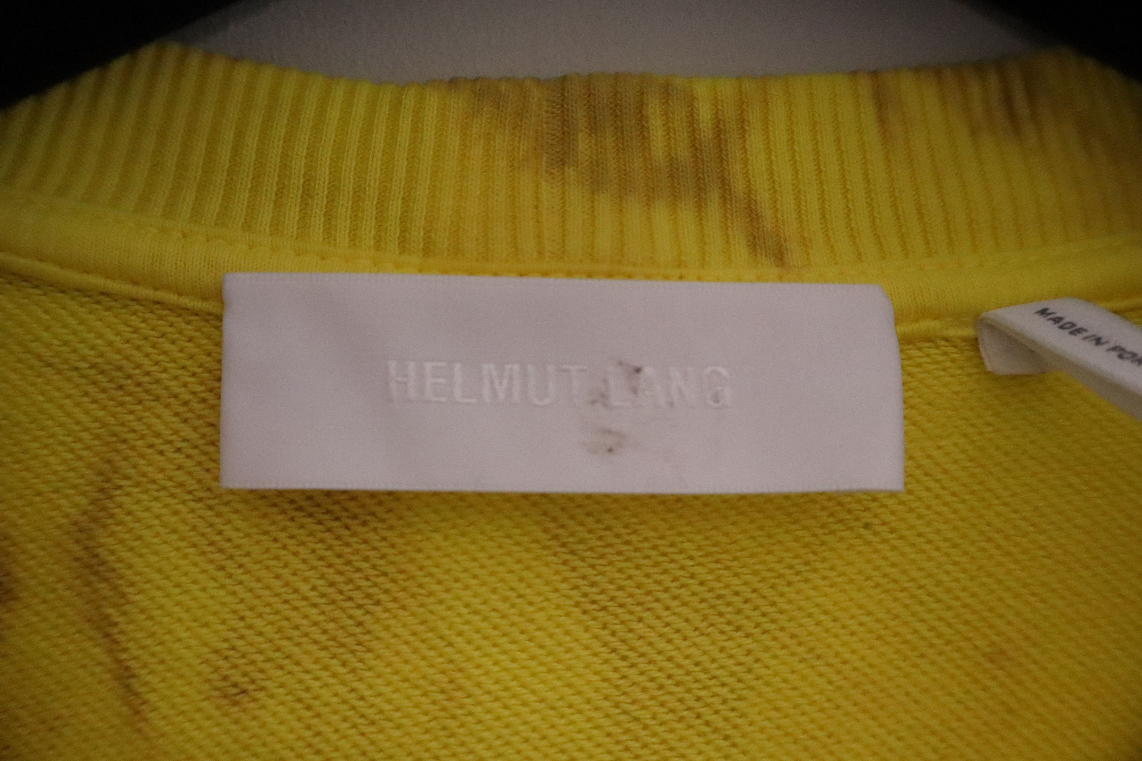 Helmut Lang Marble effect logo print t-shirt Size US XXL / EU 58 / 5 - 6 Thumbnail