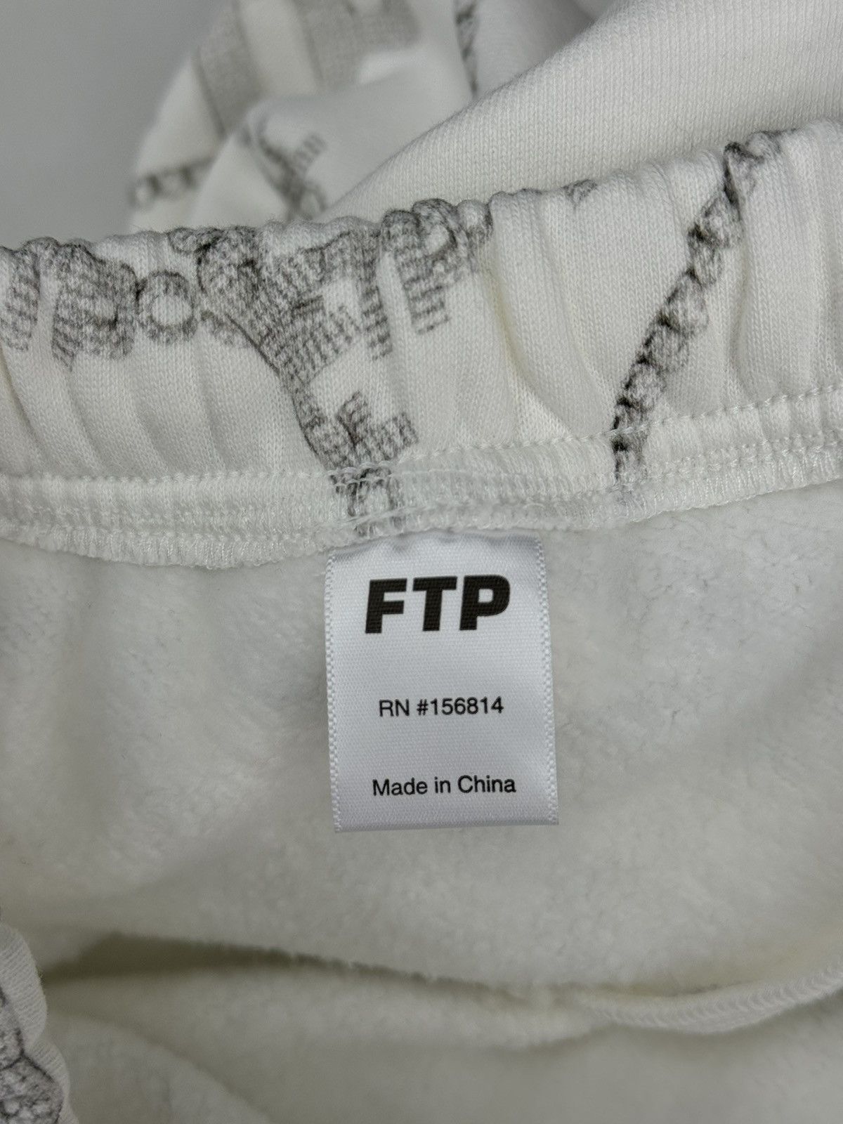 Fuck The Population FTP Boris Diamond Chain Sweatpants White Size US 30 / EU 46 - 5 Thumbnail